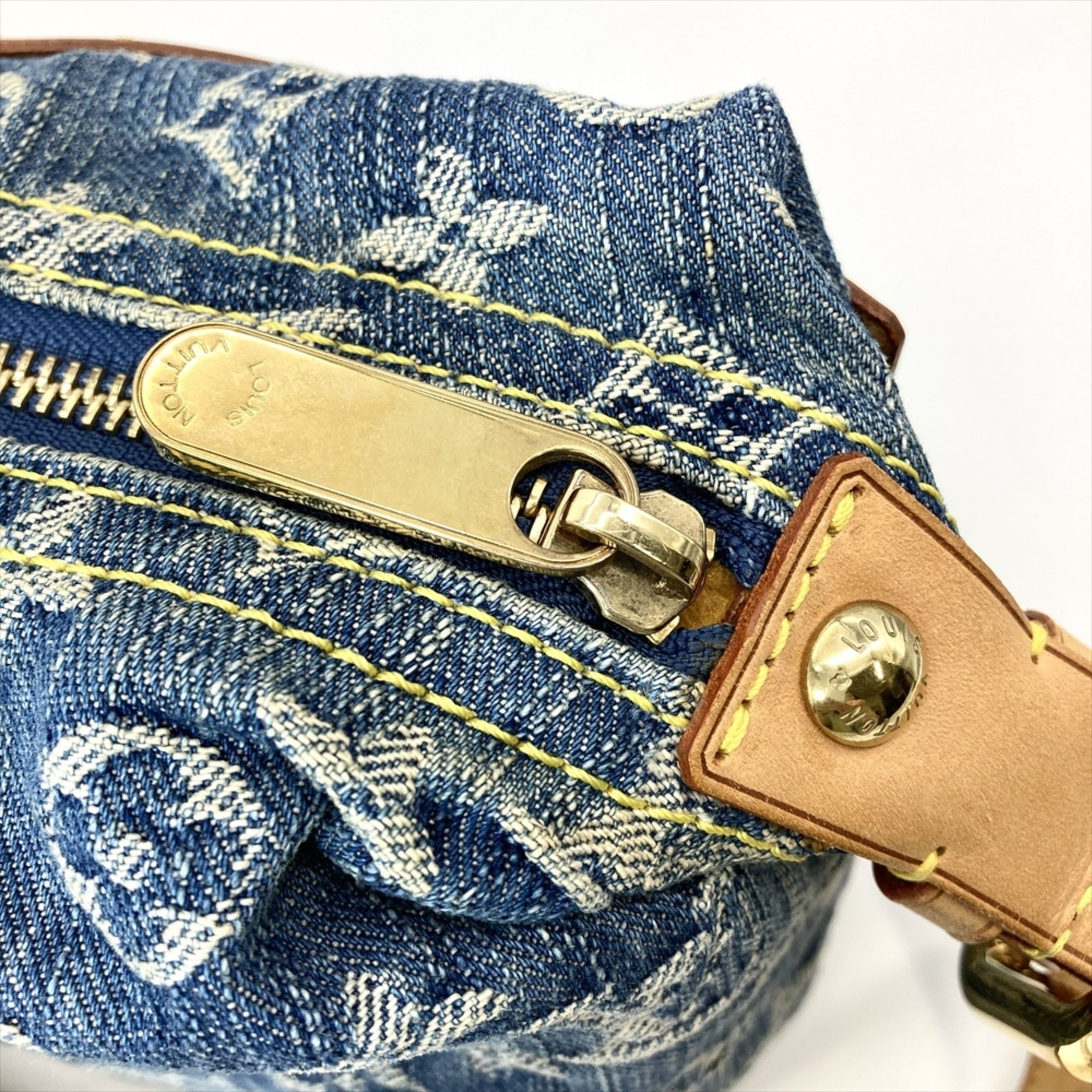 Monogram Denim Monogram Denim Shoulder Bag (Pre-Owned) - Louis Vuitton - Modalova