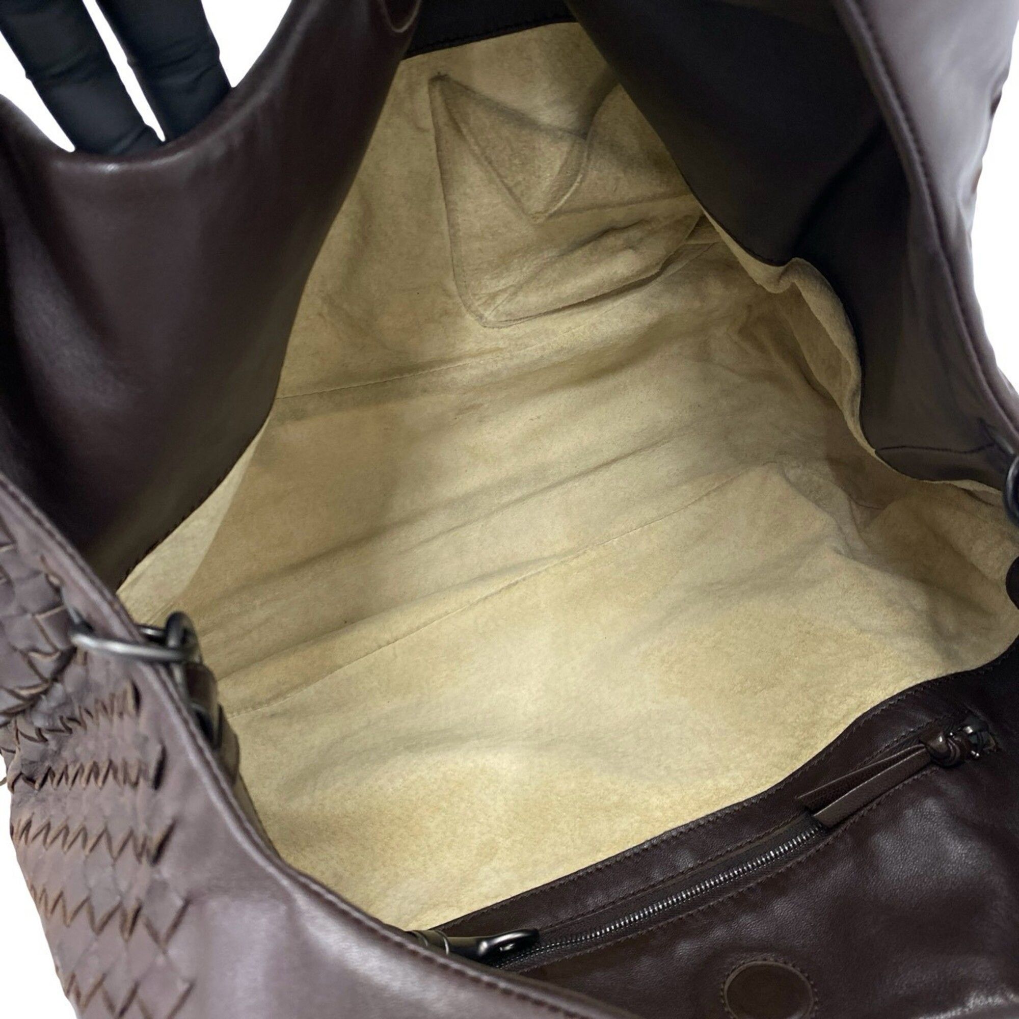 Leather Shoulder Bag (Pre-Owned) - Bottega Veneta - Modalova