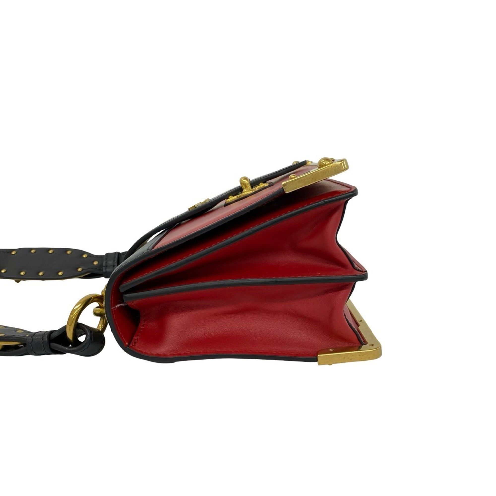 Leather Pochette Shoulder Bag (Pre-Owned) - Prada - Modalova