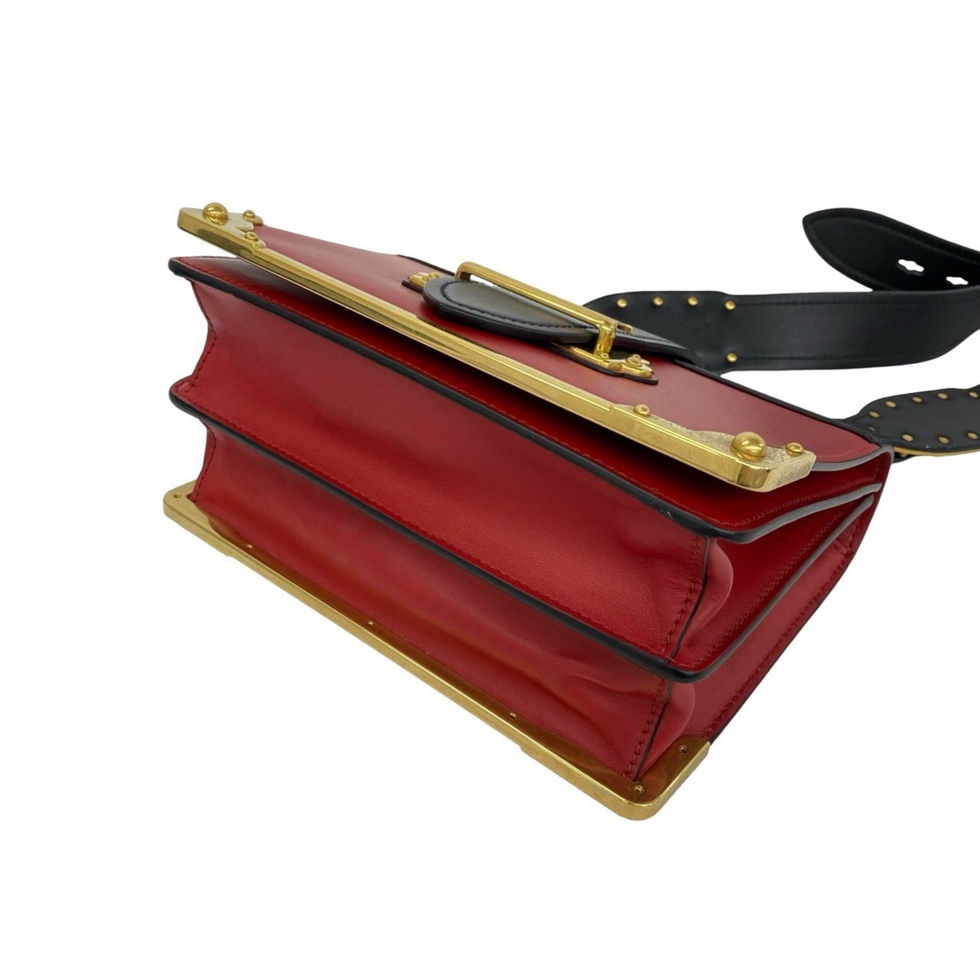 Leather Pochette Shoulder Bag (Pre-Owned) - Prada - Modalova