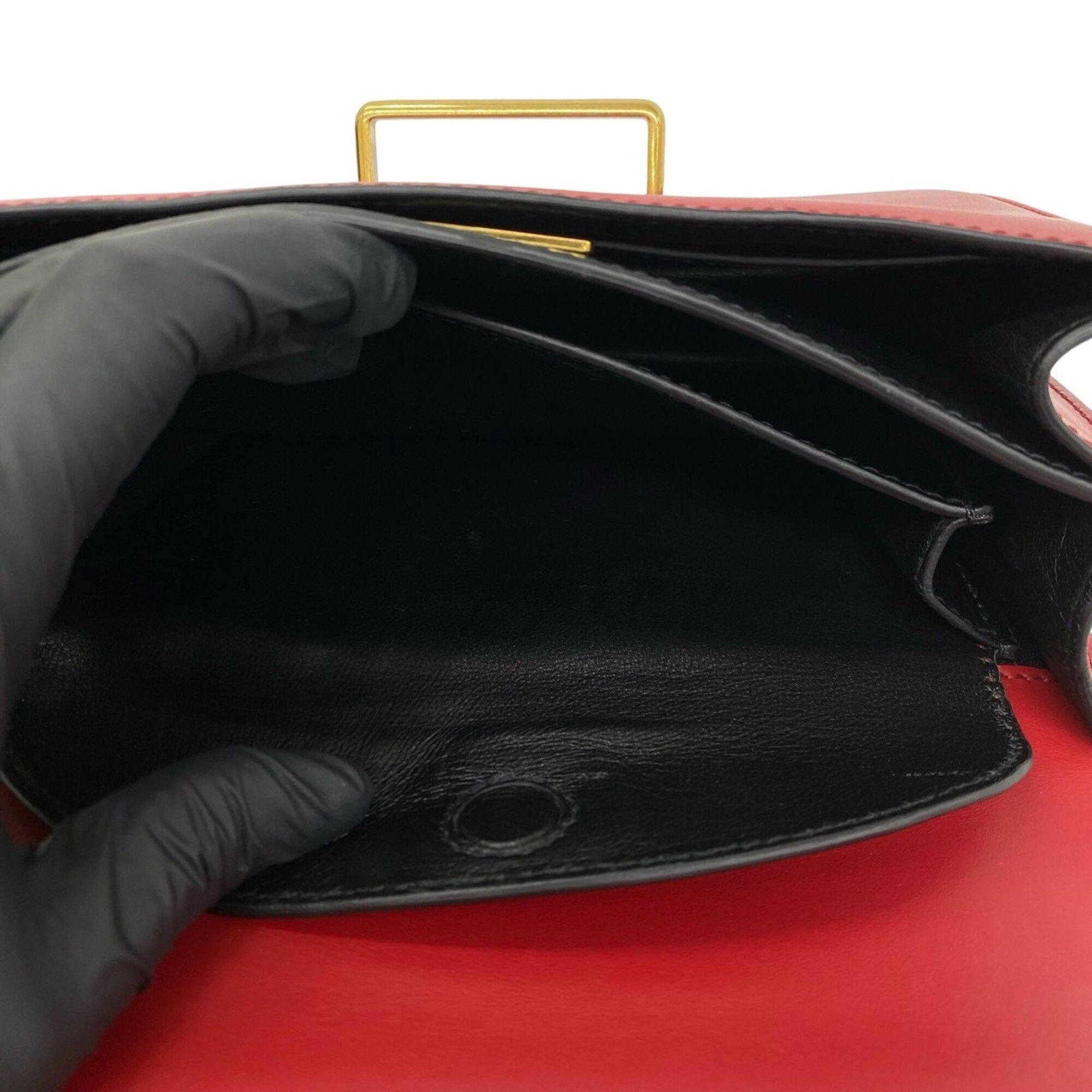 Leather Pochette Shoulder Bag (Pre-Owned) - Prada - Modalova