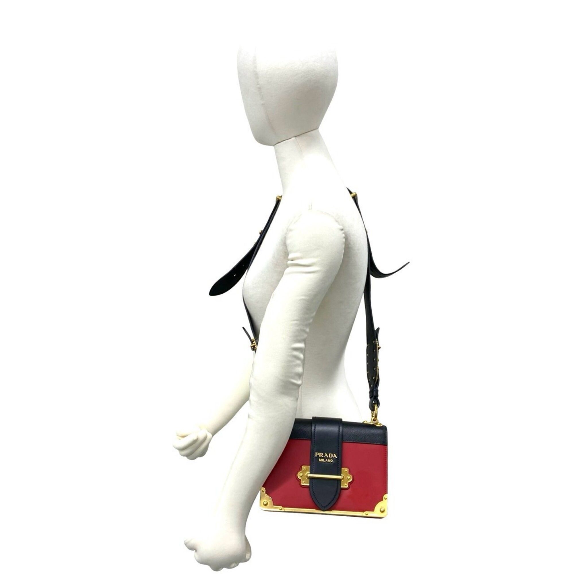 Leather Pochette Shoulder Bag (Pre-Owned) - Prada - Modalova