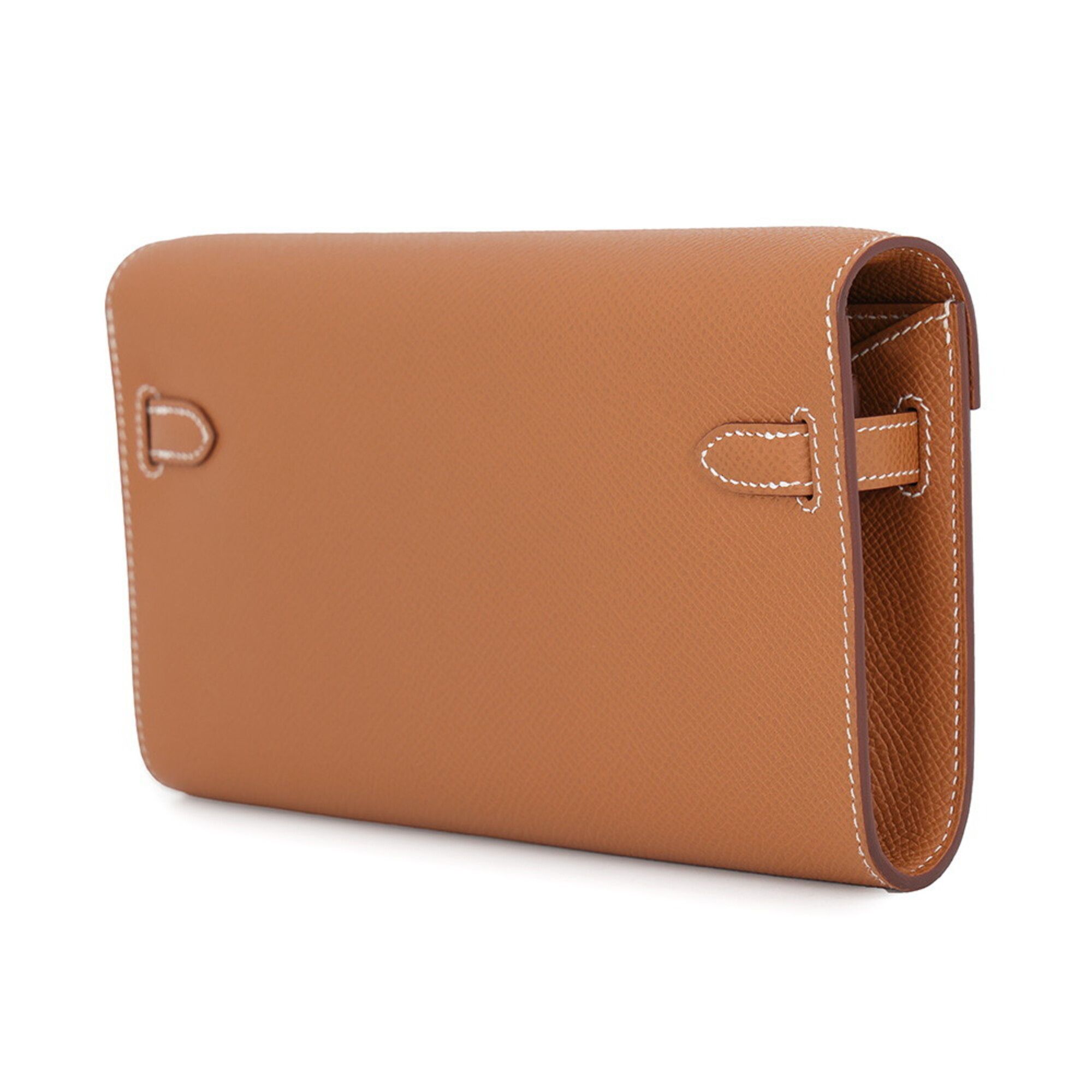 Kara Epsom Leather Long Wallet (Bi-Fold) (Pre-Owned) - Hermes - Modalova