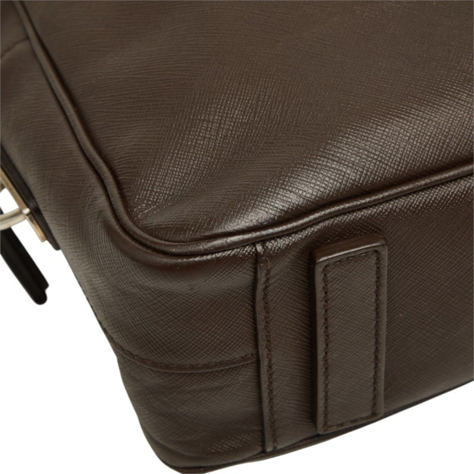 Leather Briefcase (Pre-Owned) - Prada - Modalova