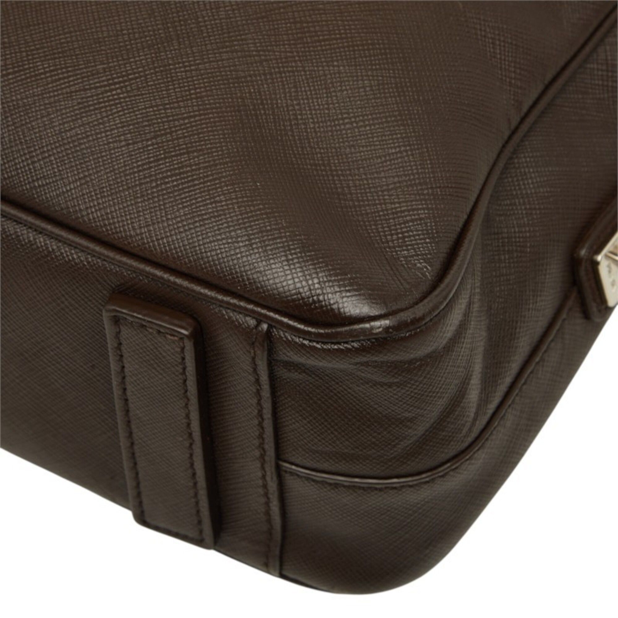 Leather Briefcase (Pre-Owned) - Prada - Modalova