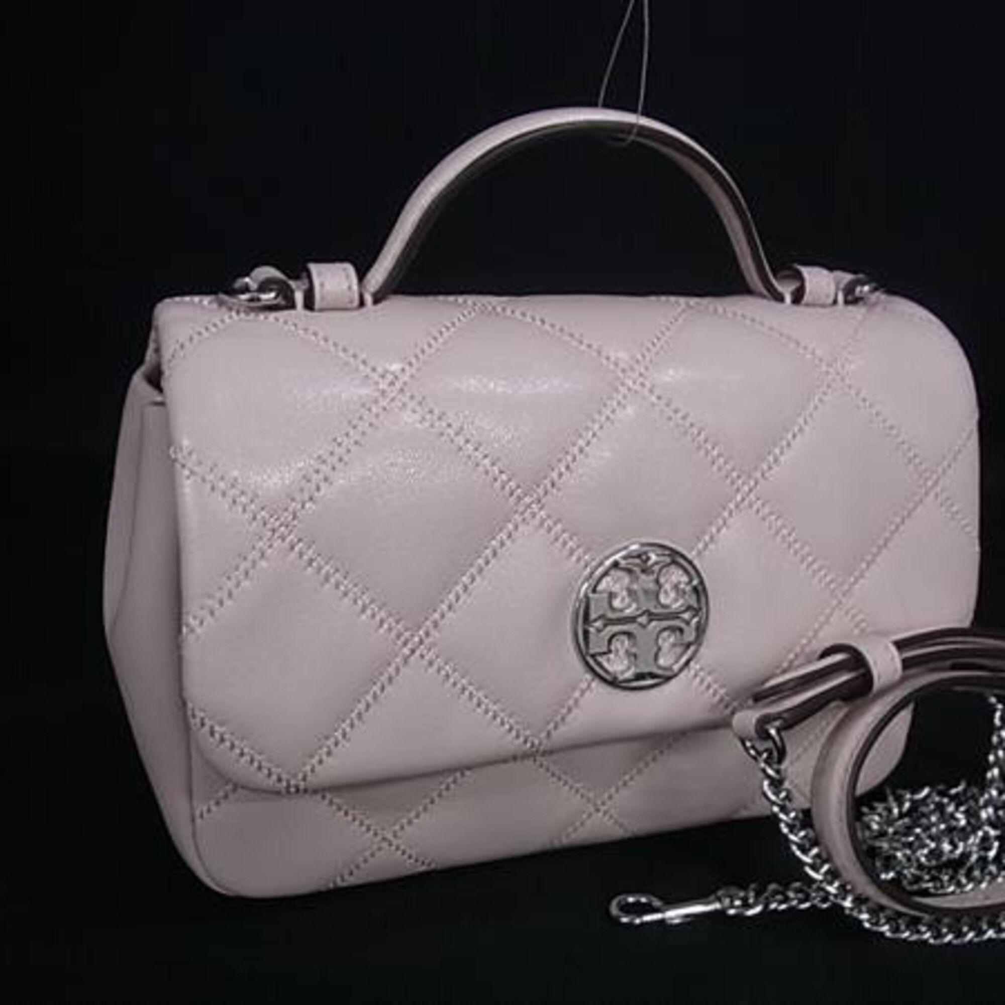 Leather Handbag (Pre-Owned) - Tory Burch - Modalova