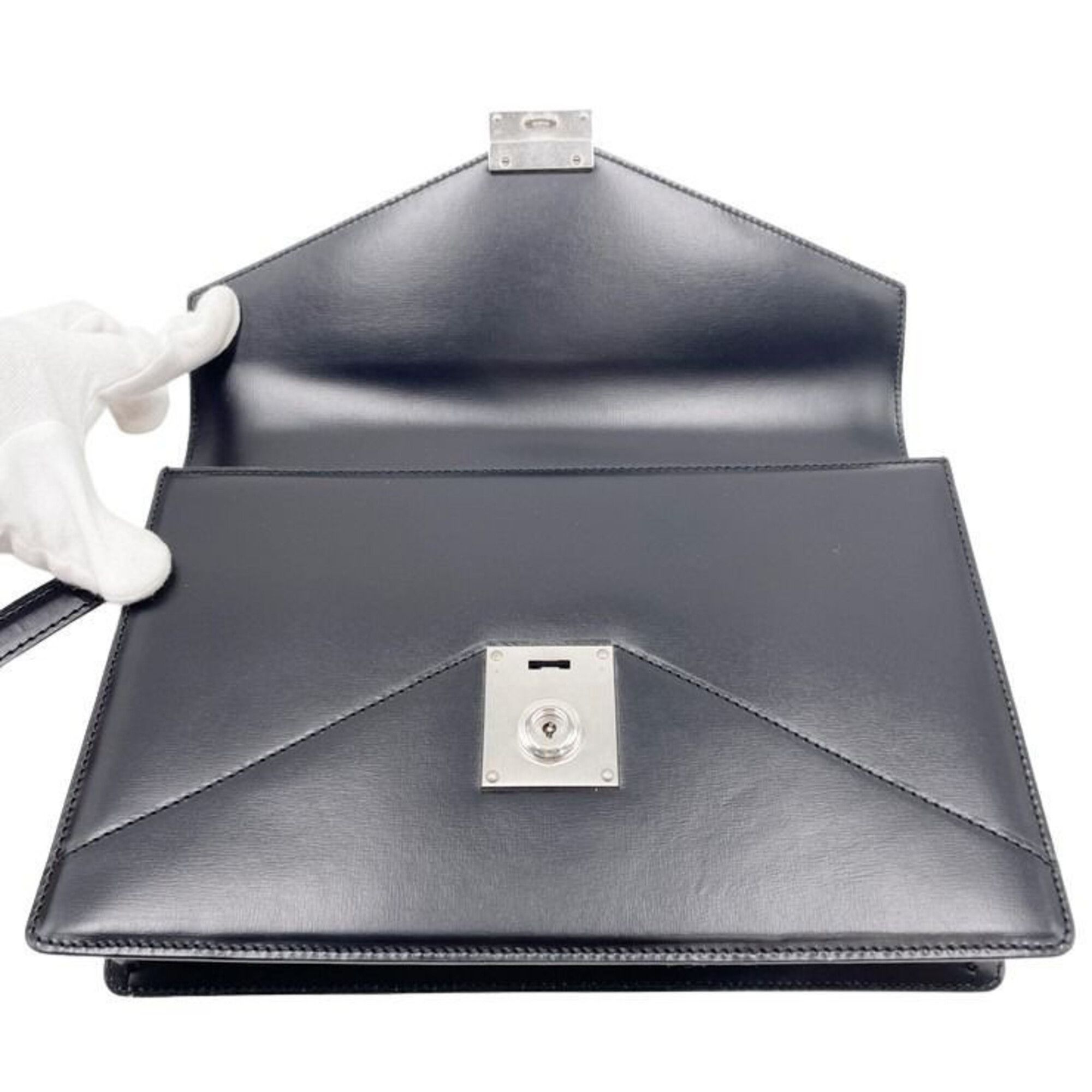 Leather Clutch Bag (Pre-Owned) - Loewe - Modalova