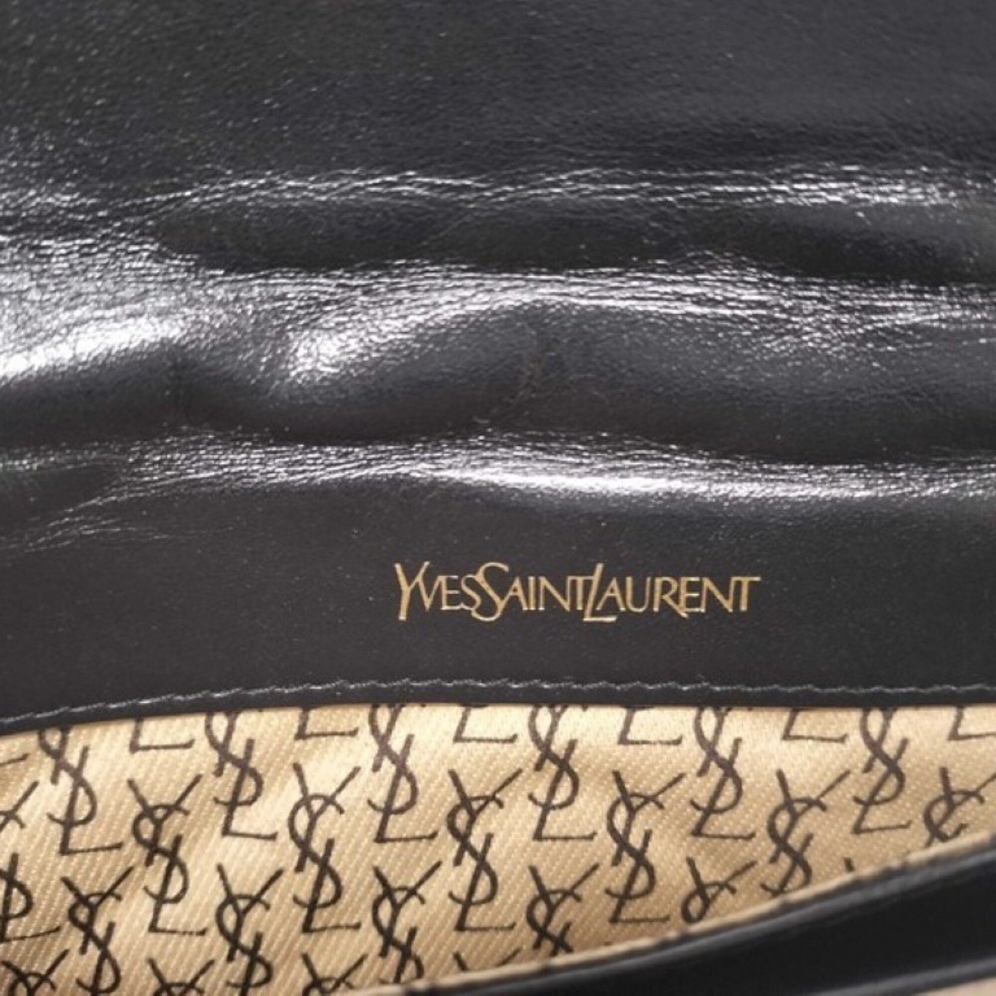 Leather Clutch Bag (Pre-Owned) - Yves Saint Laurent - Modalova