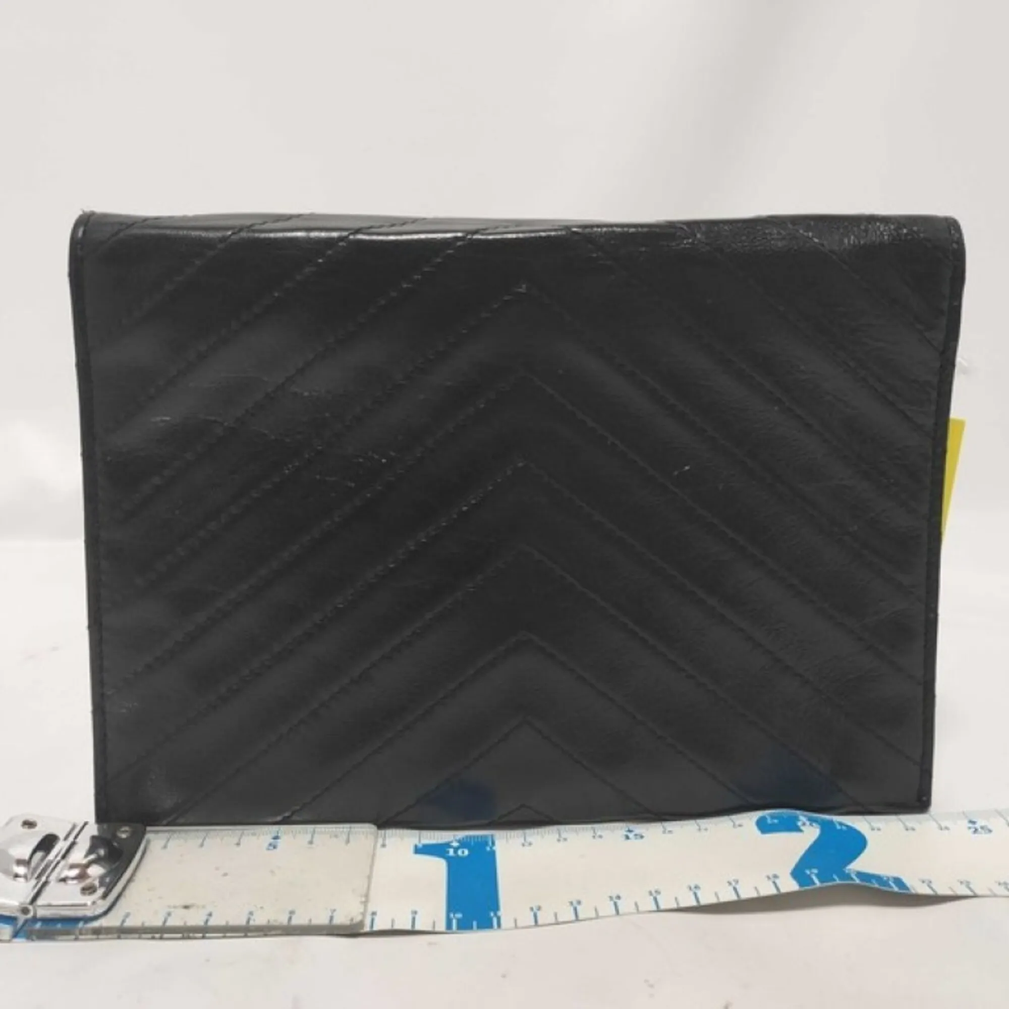 Leather Clutch Bag (Pre-Owned) - Yves Saint Laurent - Modalova