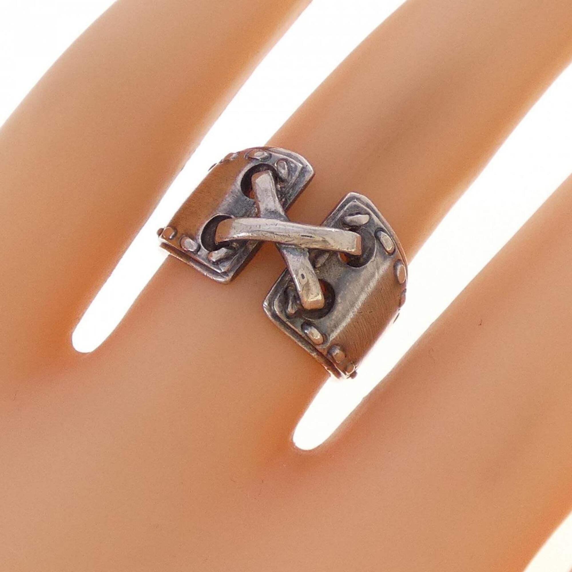 Silver 925 Band Ring (Pre-Owned) - Hermes - Modalova