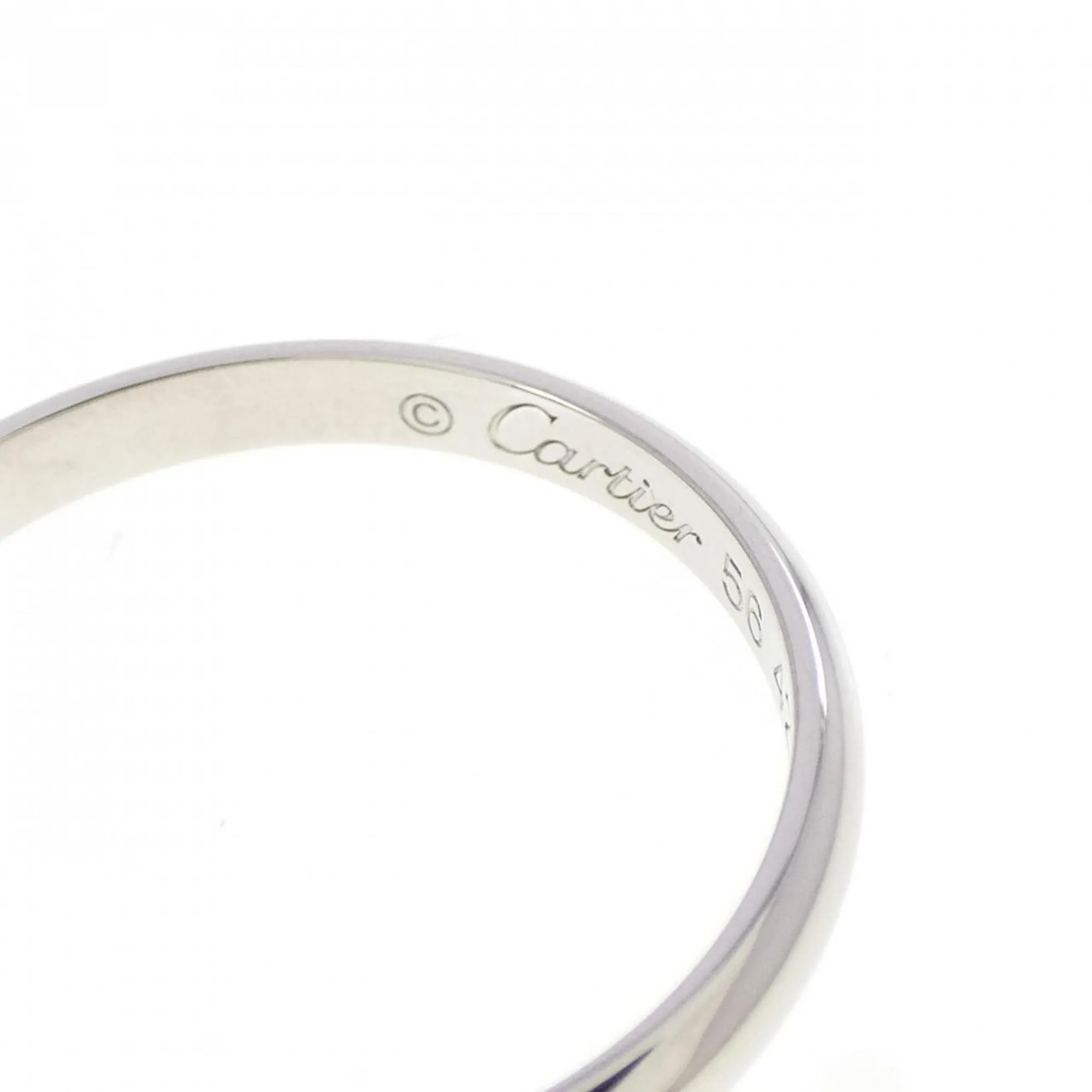 Platinum 950 Band Ring (Pre-Owned) - Cartier - Modalova