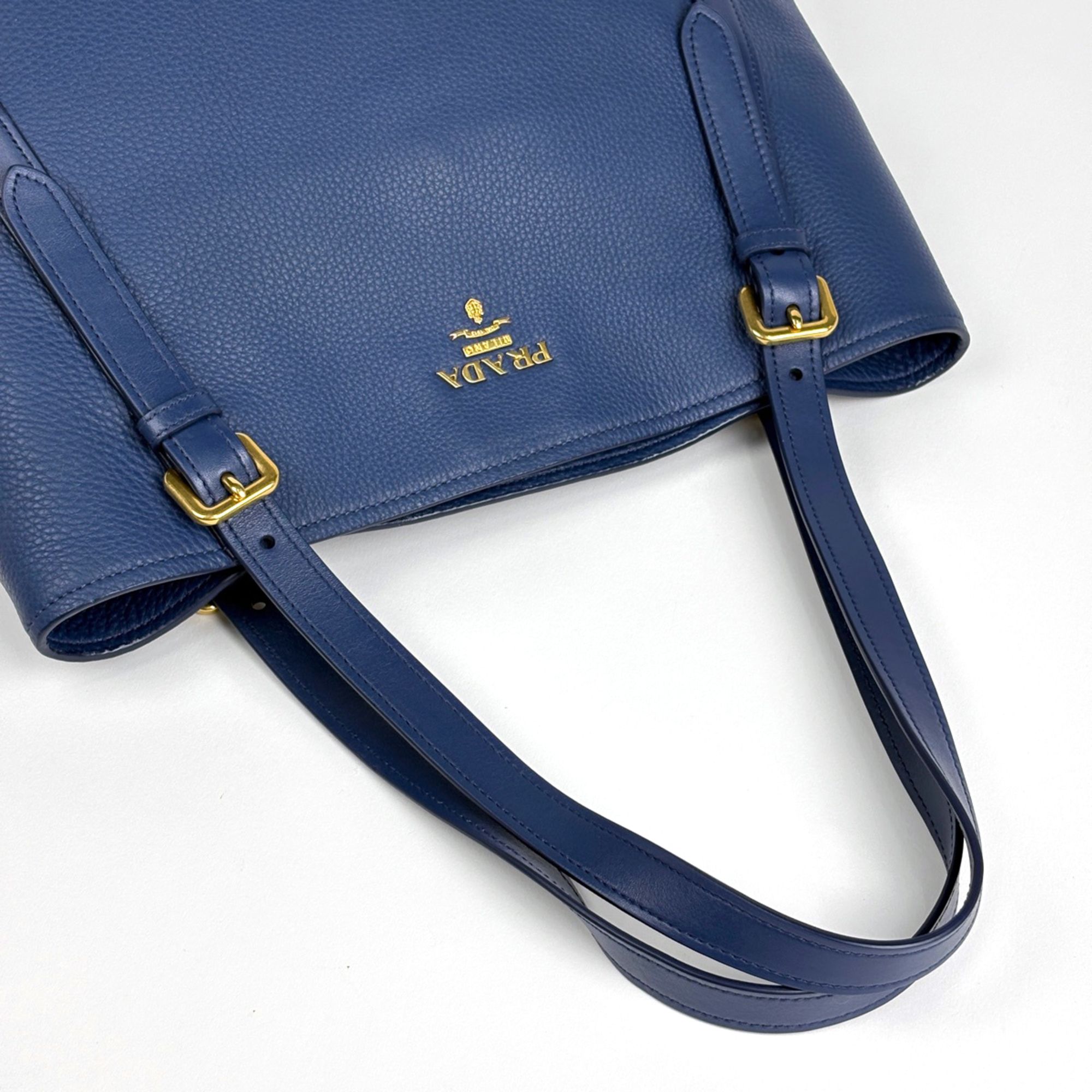 Leather Tote Bag (Pre-Owned) - Prada - Modalova