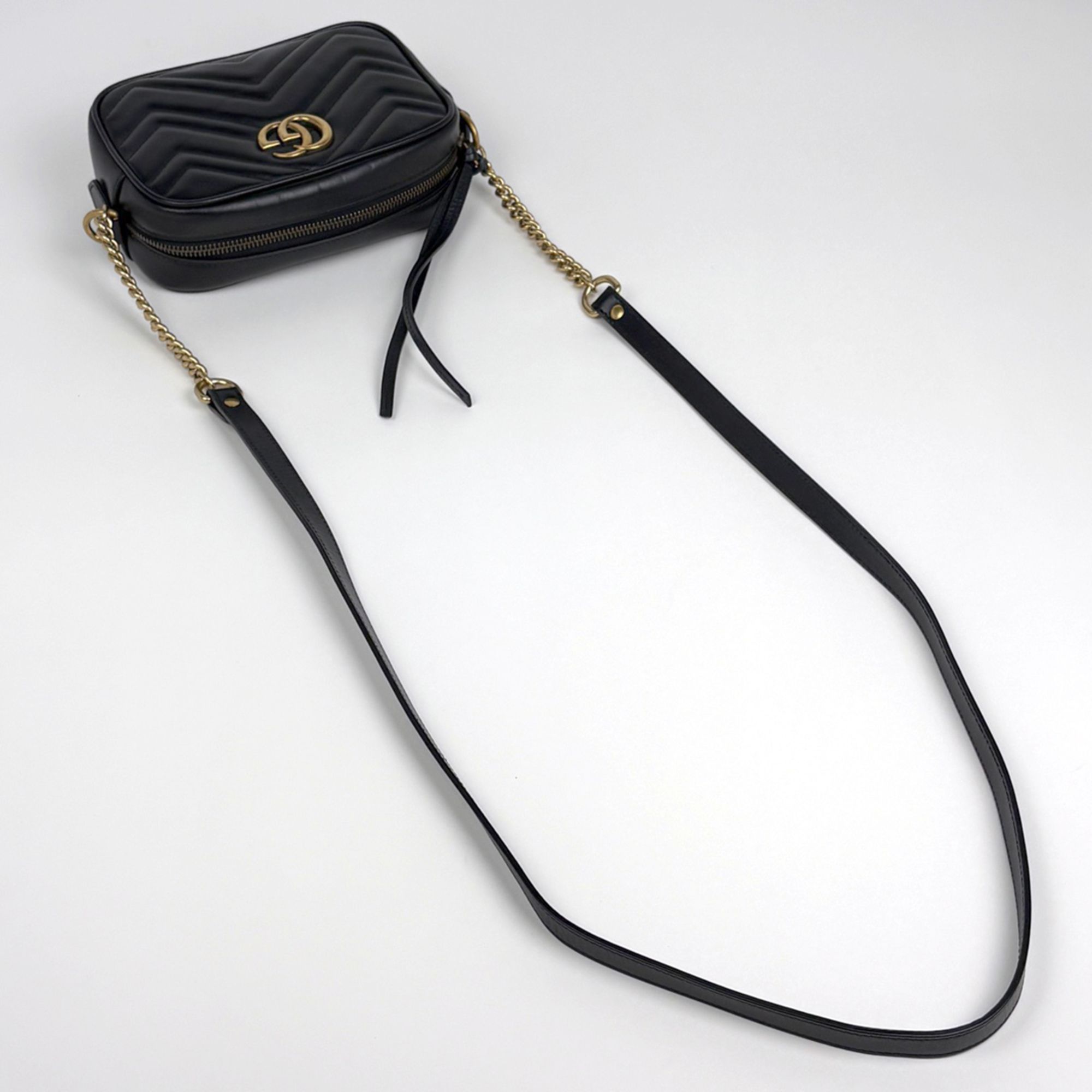 Gg Marmont Leather Shoulder Bag (Pre-Owned) - Gucci - Modalova