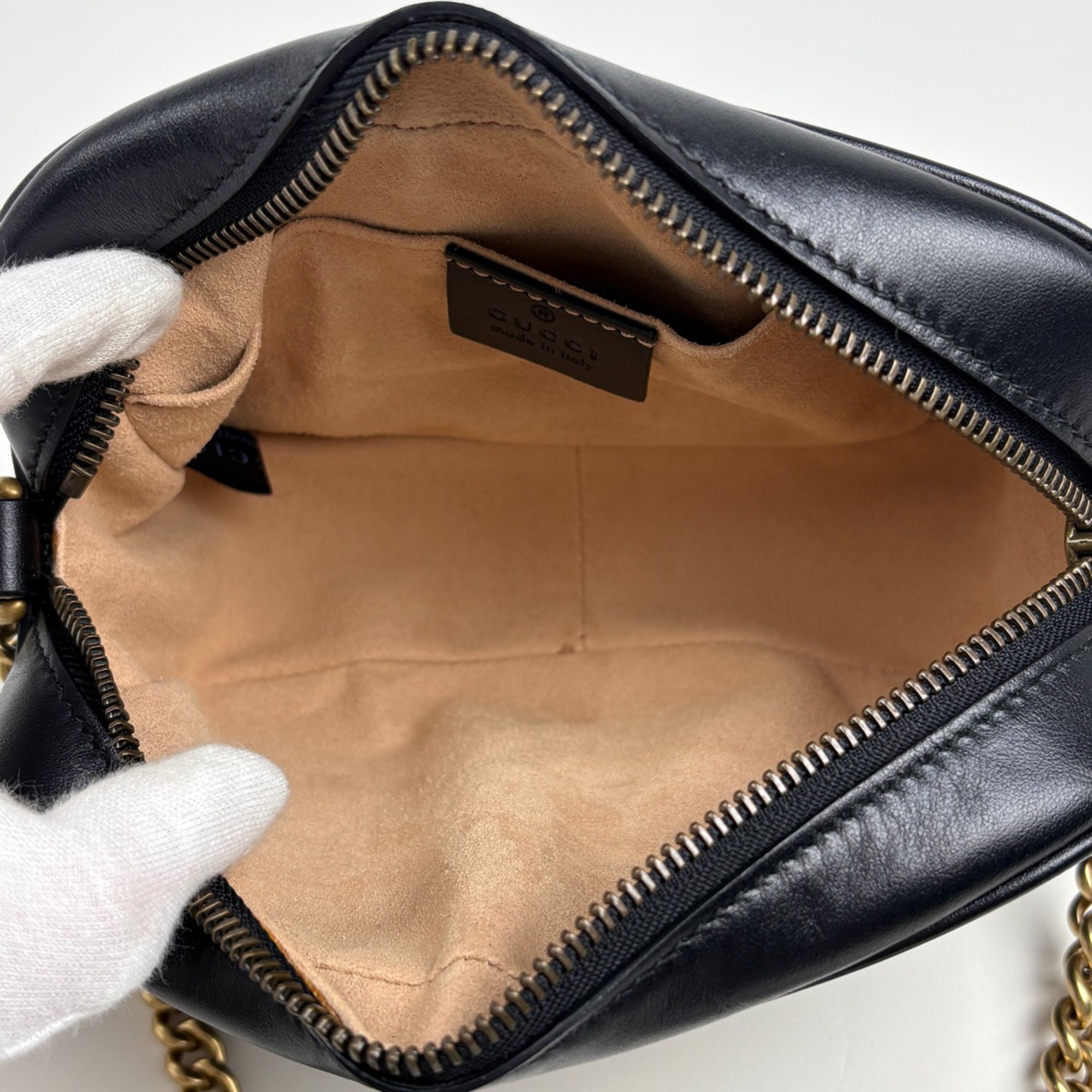 Gg Marmont Leather Shoulder Bag (Pre-Owned) - Gucci - Modalova