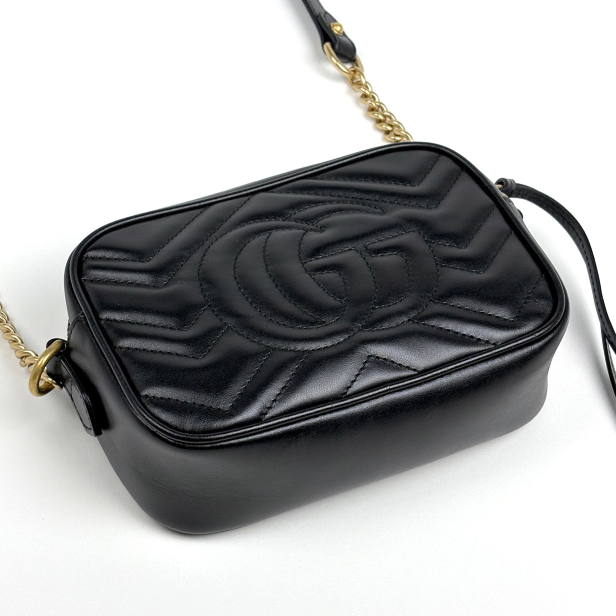 Gg Marmont Leather Shoulder Bag (Pre-Owned) - Gucci - Modalova