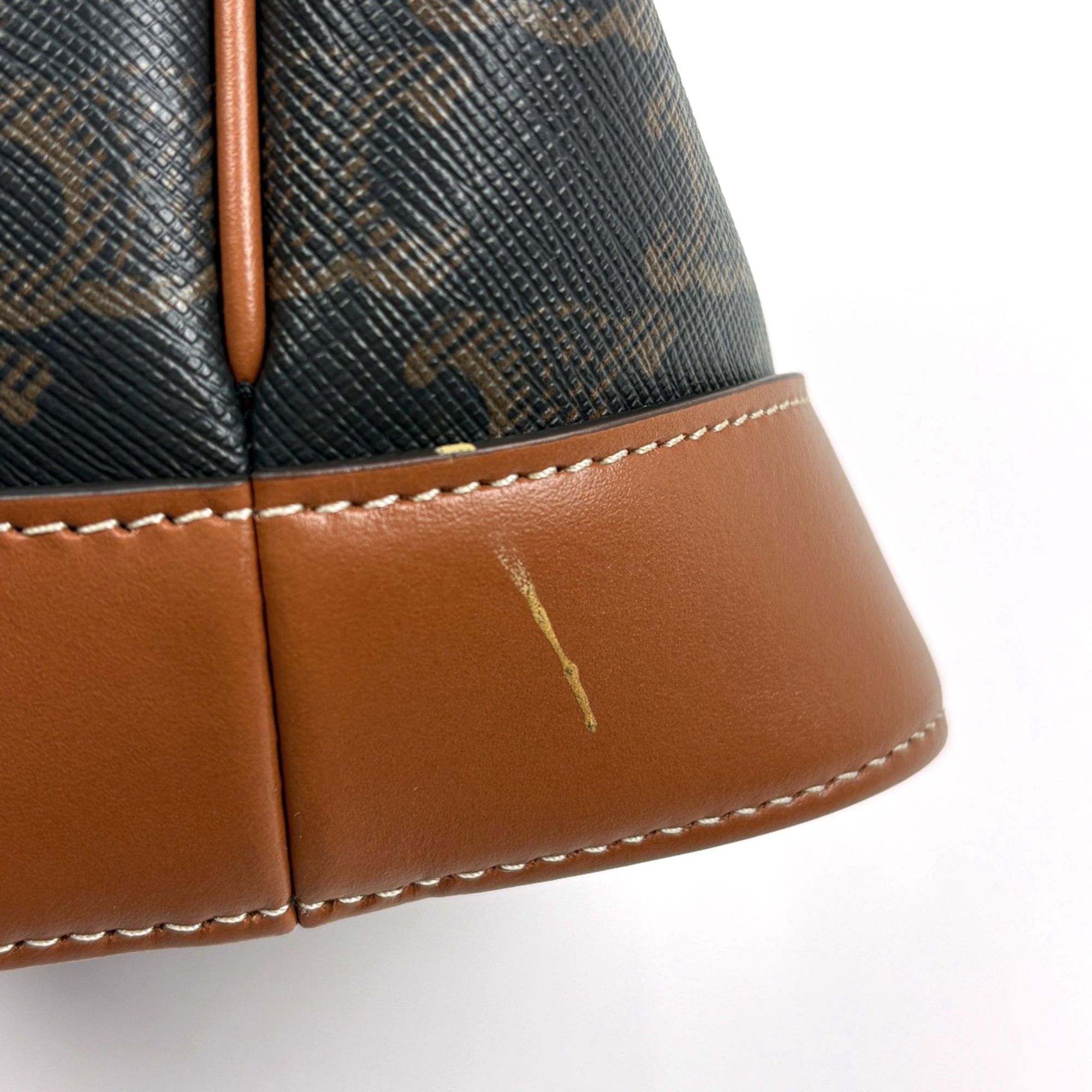 Coated Canvas Leather Shoulder Bag (Pre-Owned) - Celine - Modalova