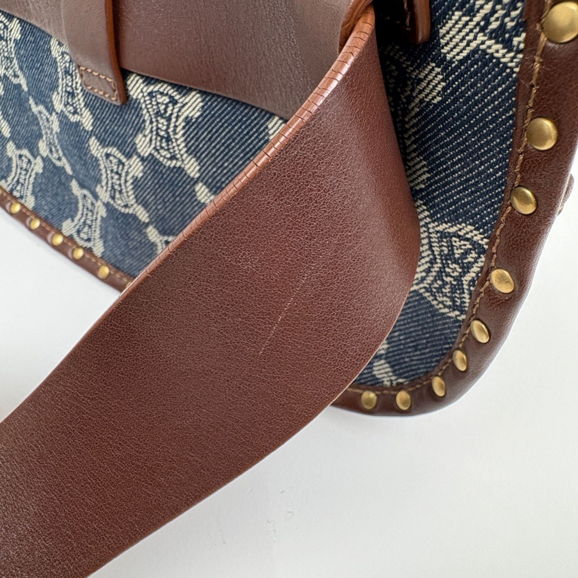 Denim Leather Fanny Pack Sling Bag (Pre-Owned) - Celine - Modalova