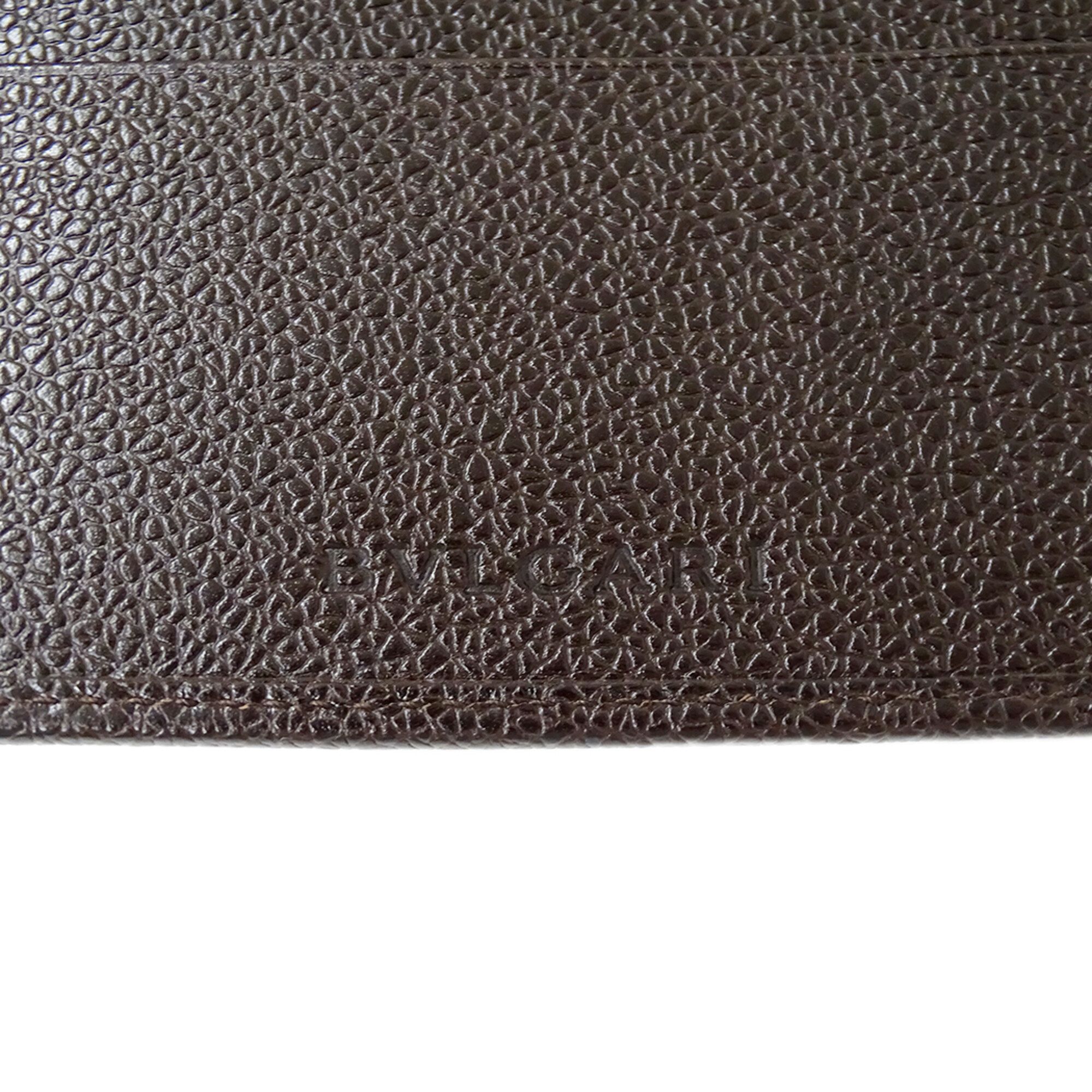 Leather Long Wallet (Bi-Fold) (Pre-Owned) - Bvlgari - Modalova