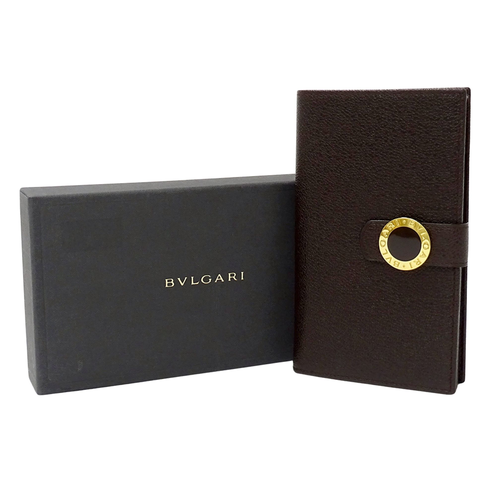 Leather Long Wallet (Bi-Fold) (Pre-Owned) - Bvlgari - Modalova