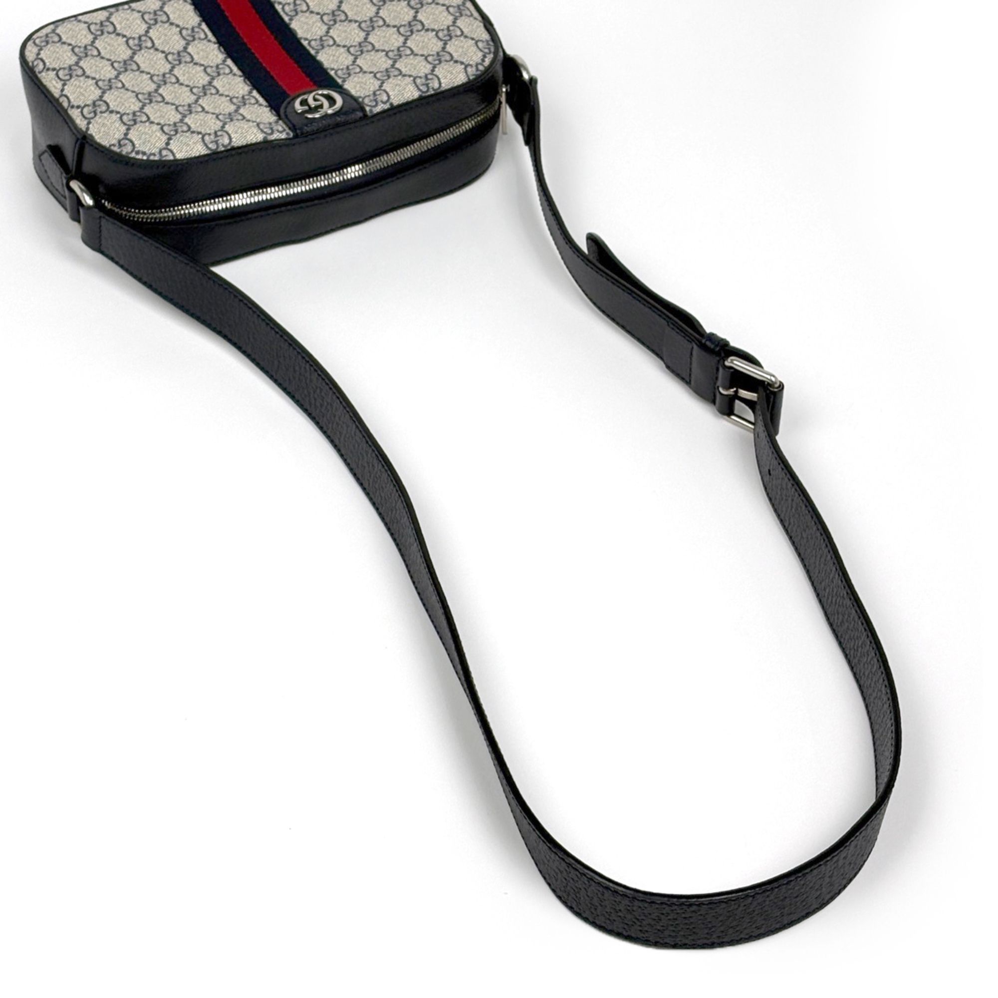 Sherry Line Gg Supreme Leather Shoulder Bag (Pre-Owned) - Gucci - Modalova