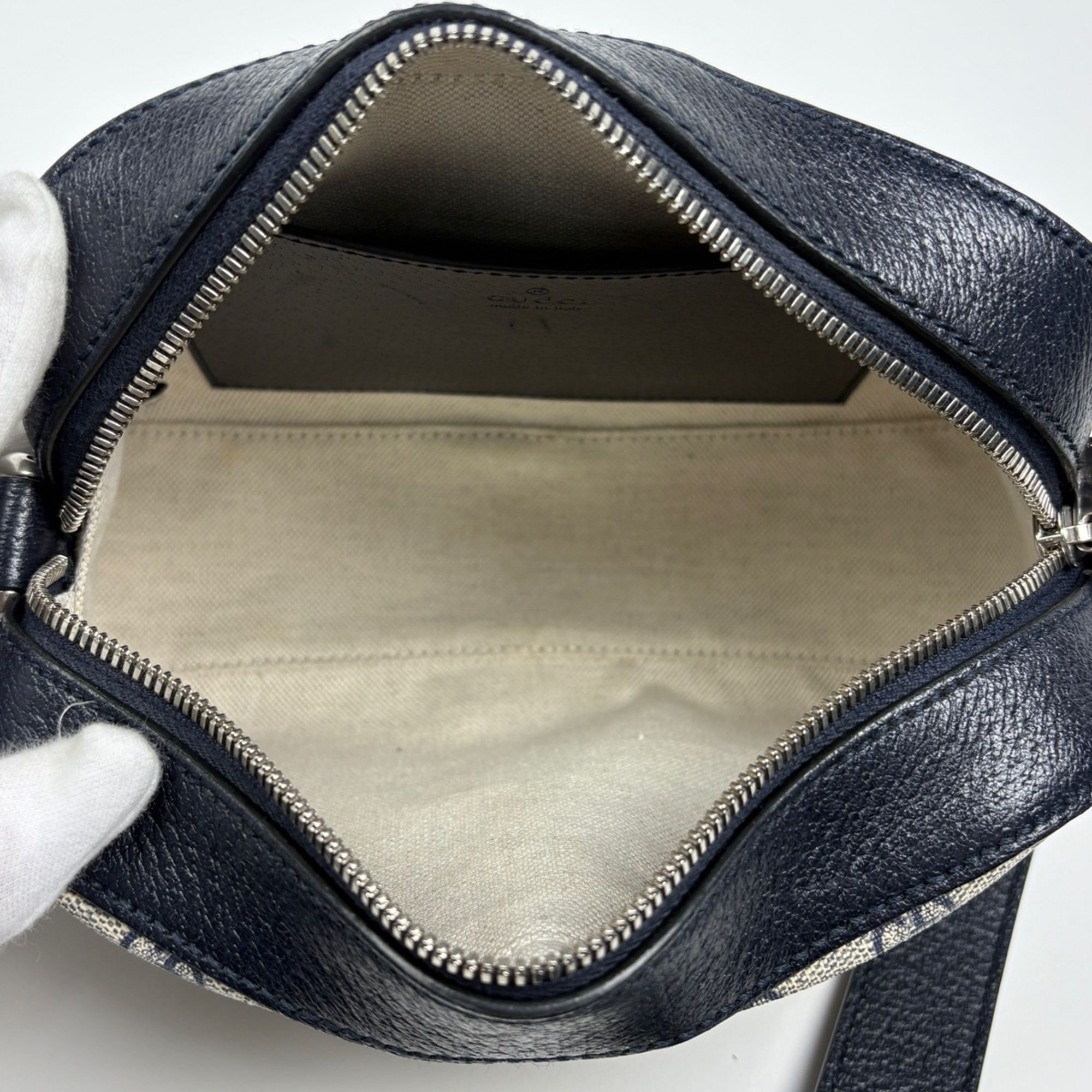 Sherry Line Gg Supreme Leather Shoulder Bag (Pre-Owned) - Gucci - Modalova