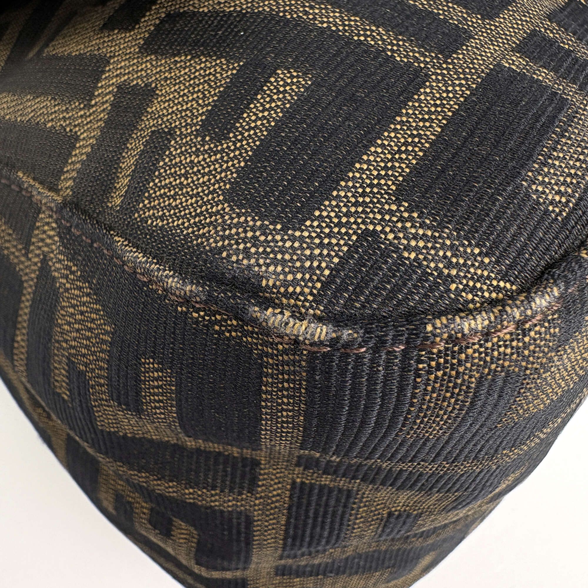 Zucca Canvas Leather Shoulder Bag (Pre-Owned) - Fendi - Modalova
