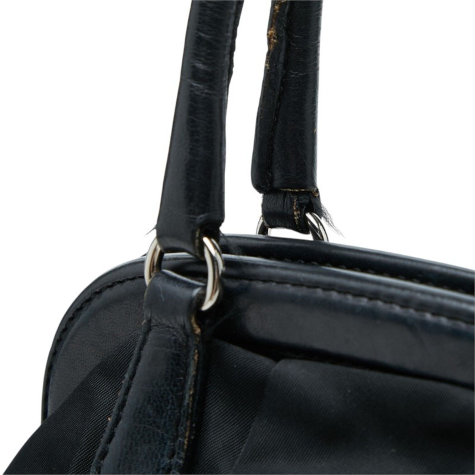Nylon Leather Handbag (Pre-Owned) - Prada - Modalova