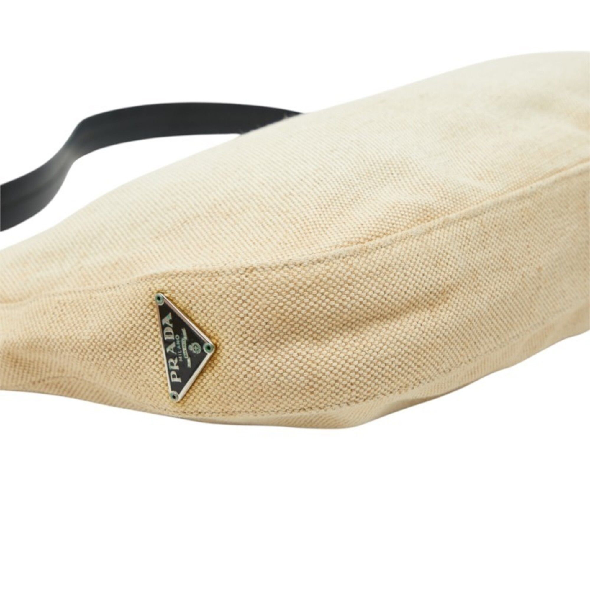 Canvas Leather Shoulder Bag (Pre-Owned) - Prada - Modalova