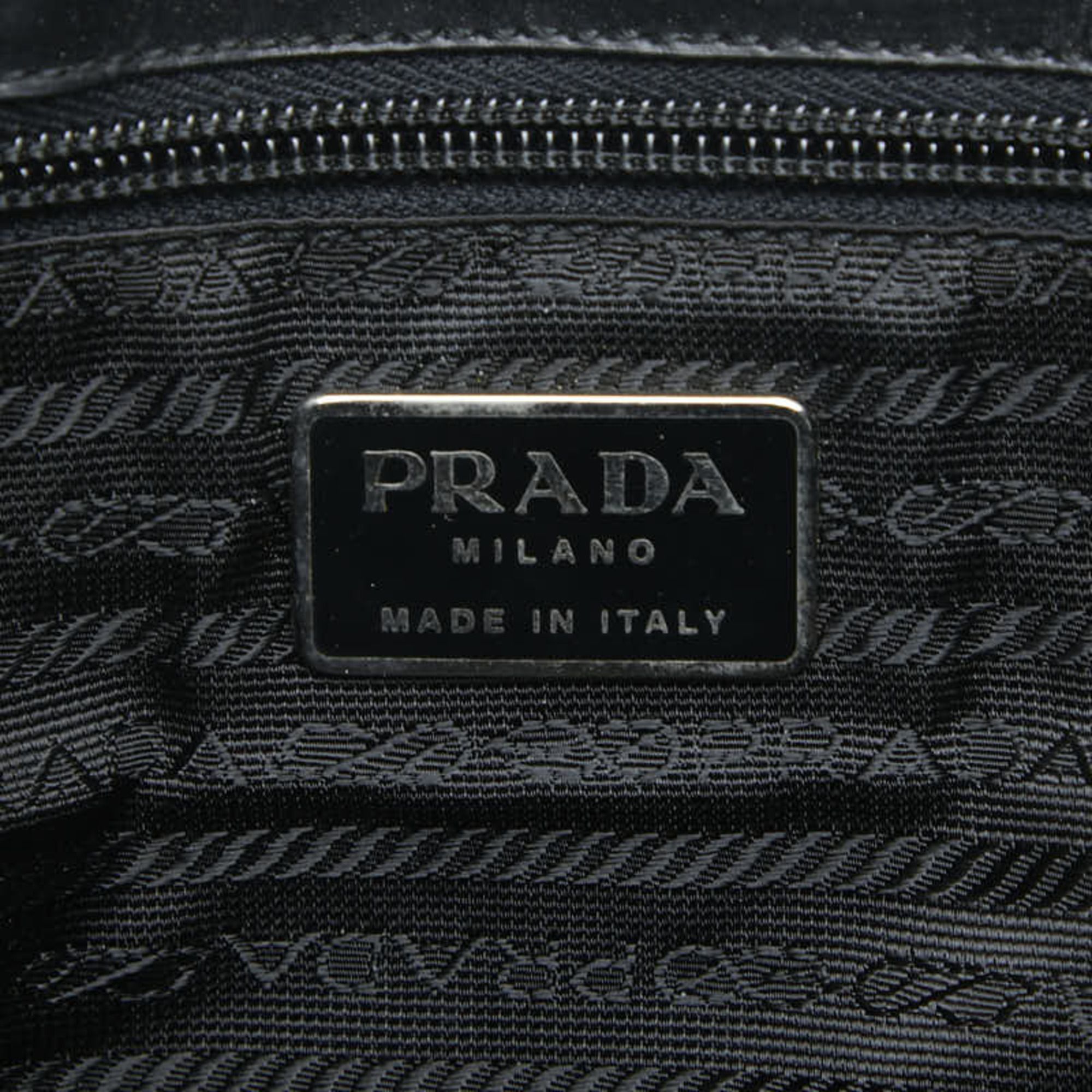 Canvas Leather Shoulder Bag (Pre-Owned) - Prada - Modalova