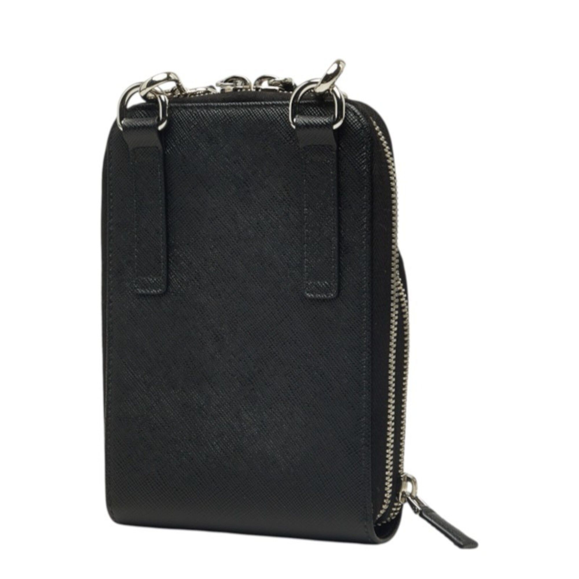 Saffiano Triangle Leather Shoulder Bag (Pre-Owned) - Prada - Modalova