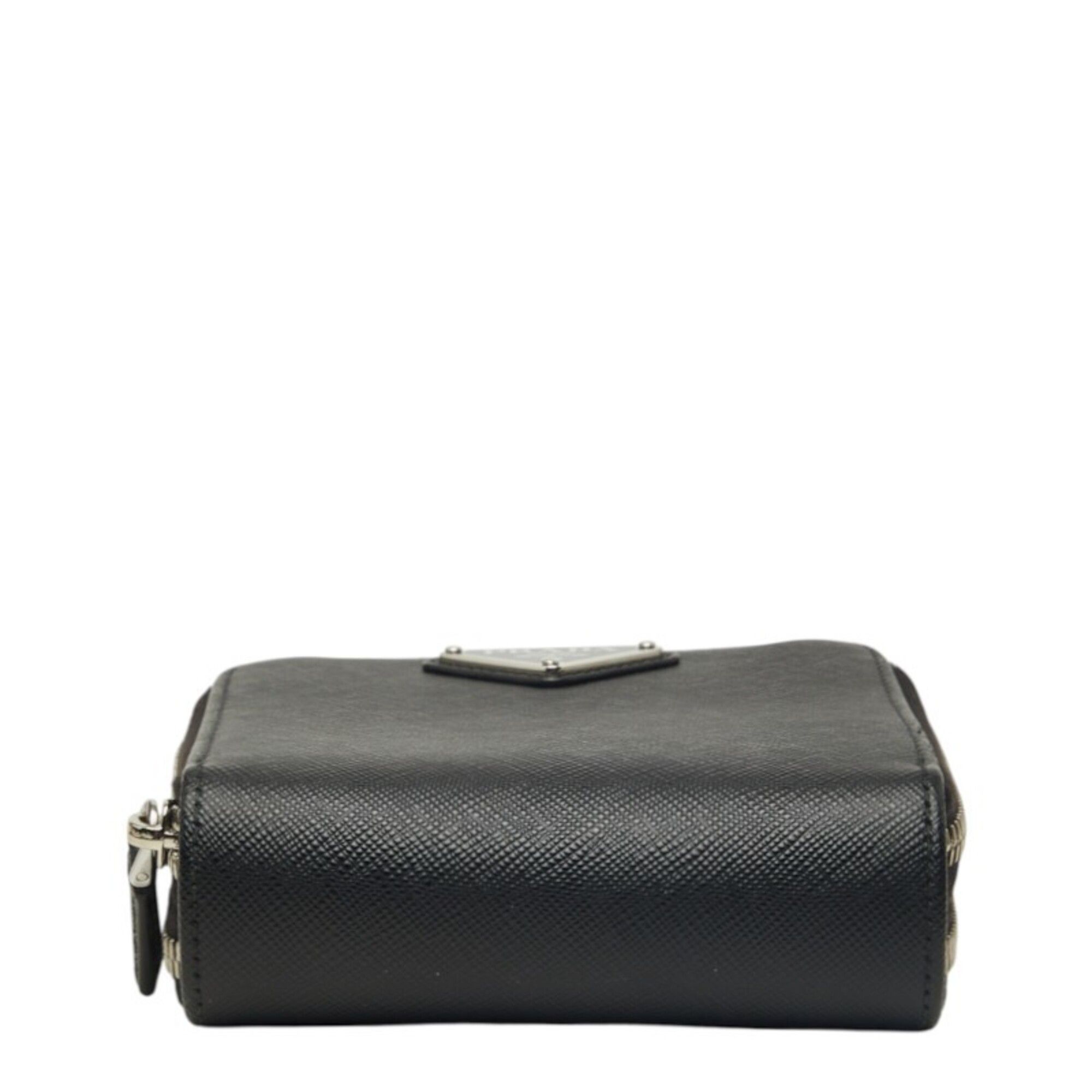 Saffiano Triangle Leather Shoulder Bag (Pre-Owned) - Prada - Modalova