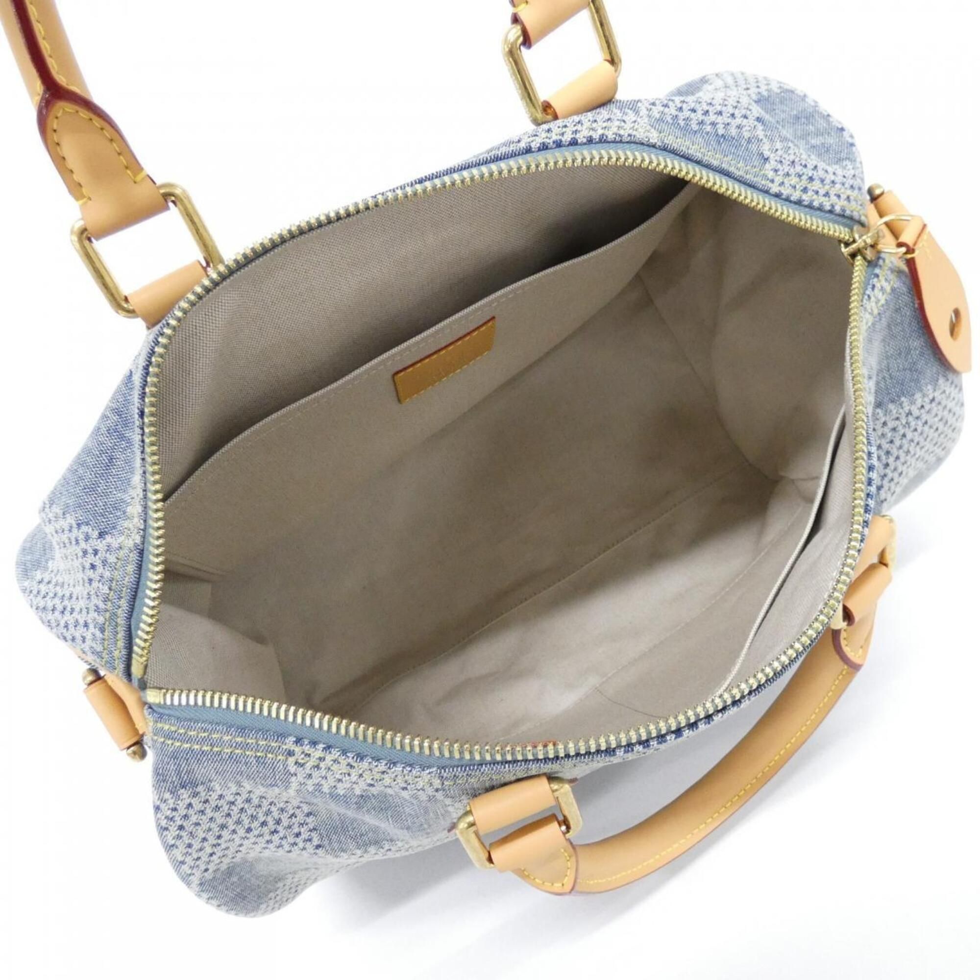 Cotton Canvas Leather Handbag (Pre-Owned) - Louis Vuitton - Modalova