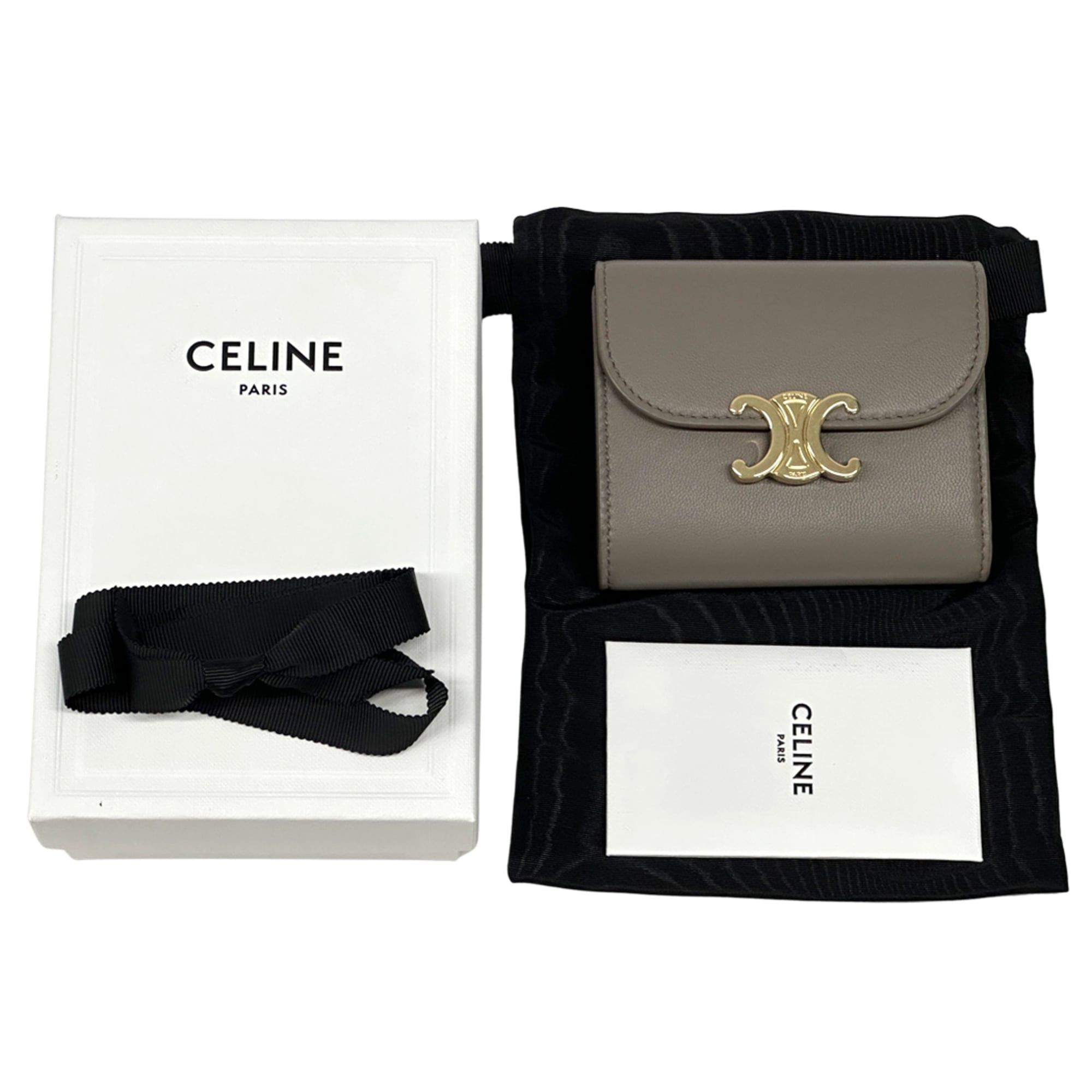 Leather Wallet (Bi-Fold) (Pre-Owned) - Celine - Modalova
