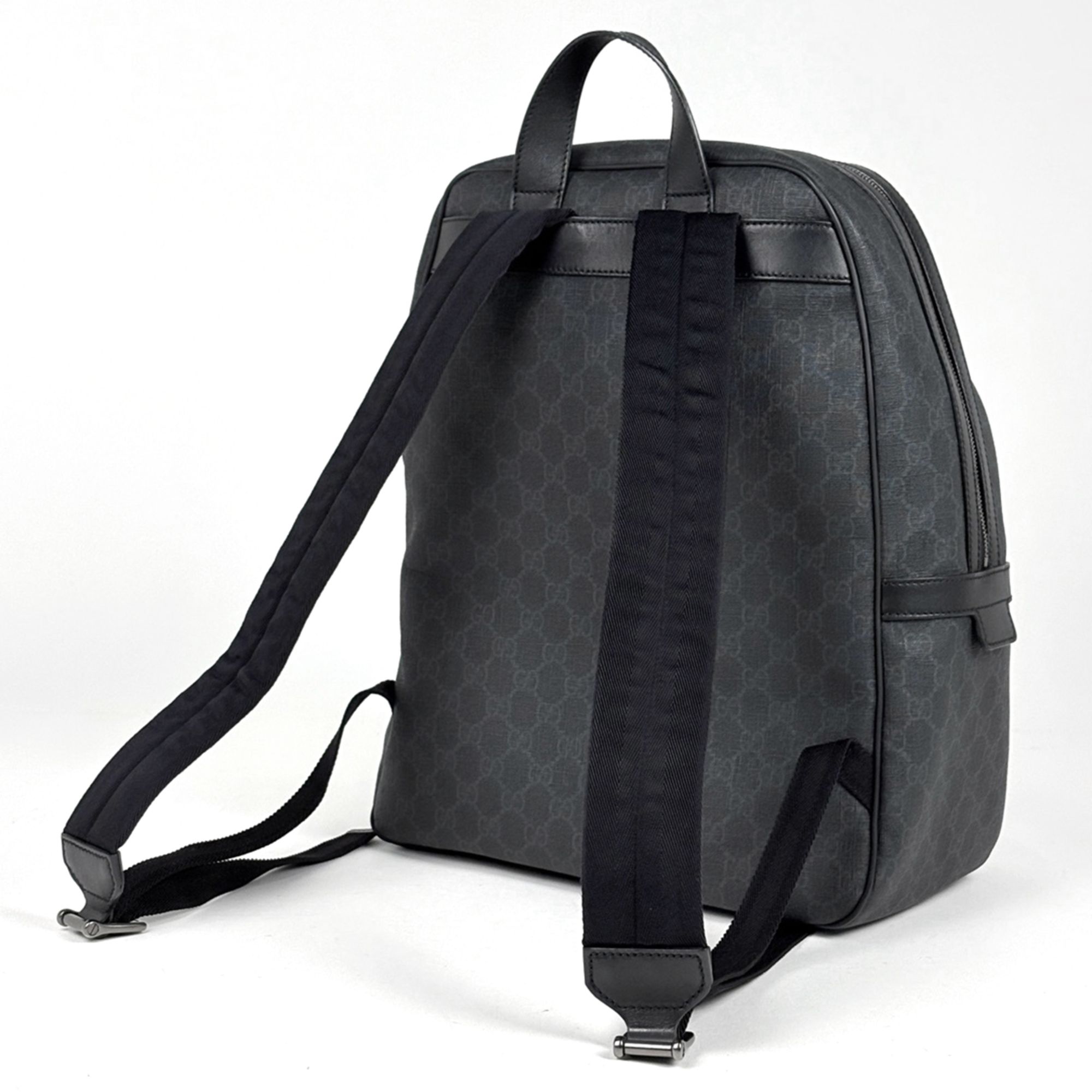 Coated Canvas Leather Backpack (Pre-Owned) - Gucci - Modalova