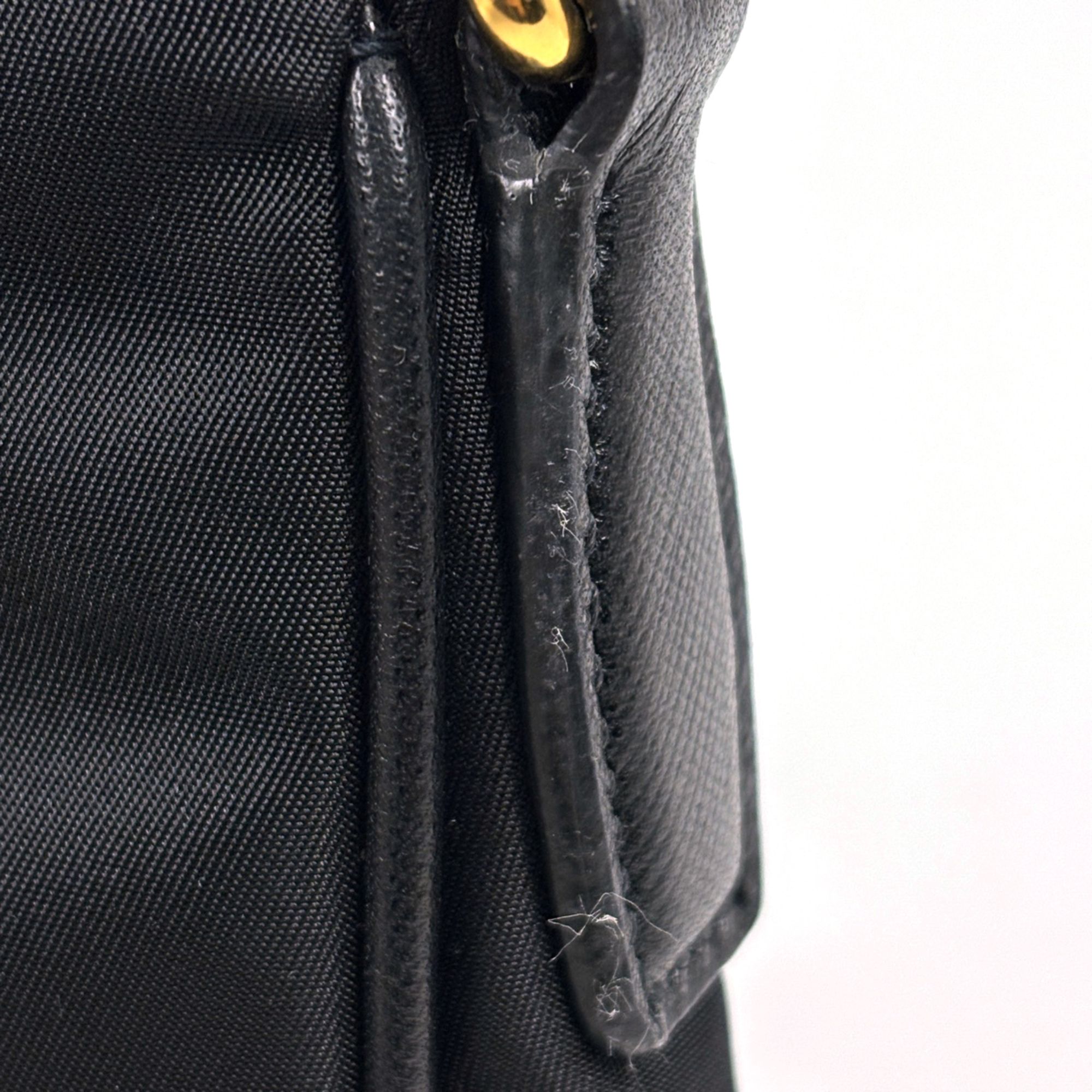 Nylon Leather Shoulder Bag (Pre-Owned) - Prada - Modalova