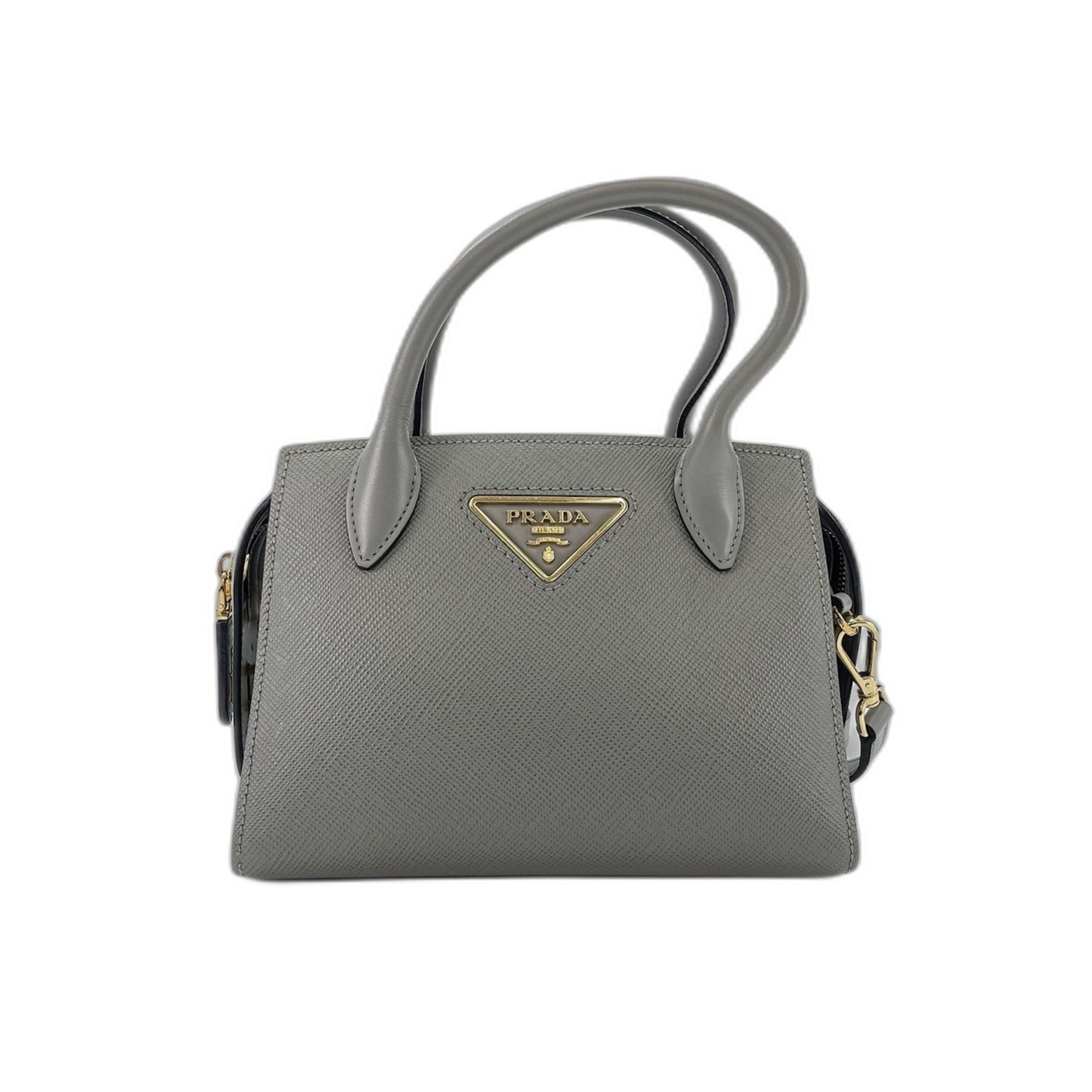 Prada Gray Shoulder Bag (Pre-Owned) - Prada - Modalova