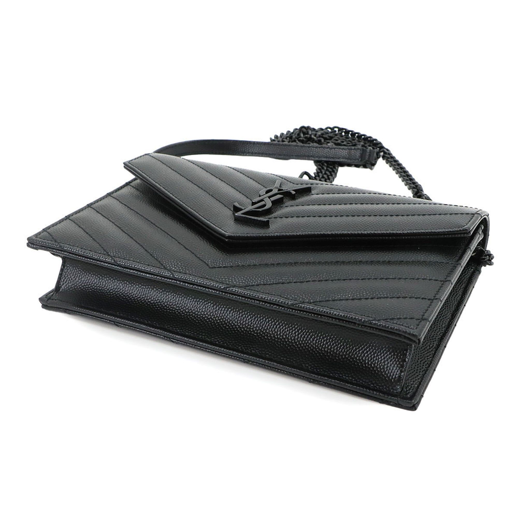 Leather Chain/Shoulder Wallet (Pre-Owned) - Saint Laurent - Modalova
