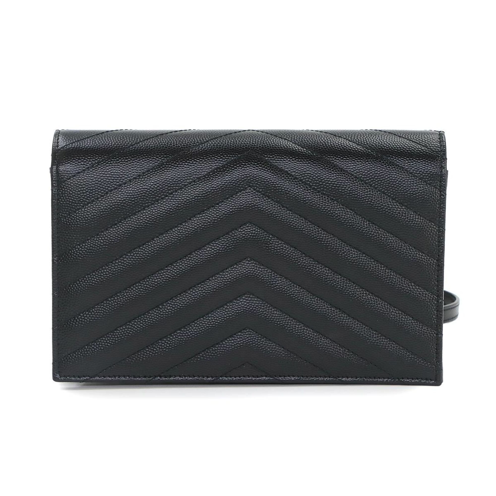 Leather Chain/Shoulder Wallet (Pre-Owned) - Saint Laurent - Modalova