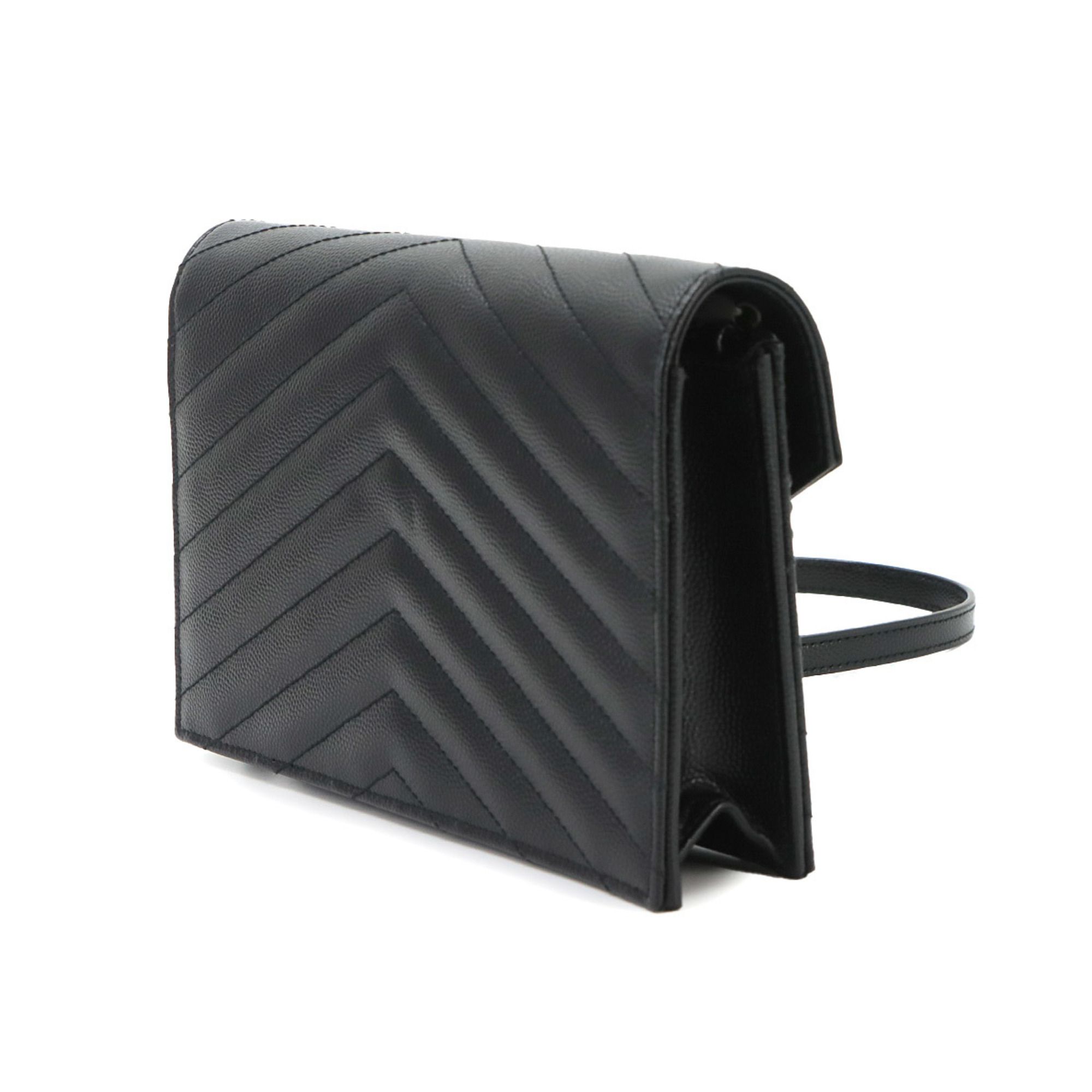 Leather Chain/Shoulder Wallet (Pre-Owned) - Saint Laurent - Modalova