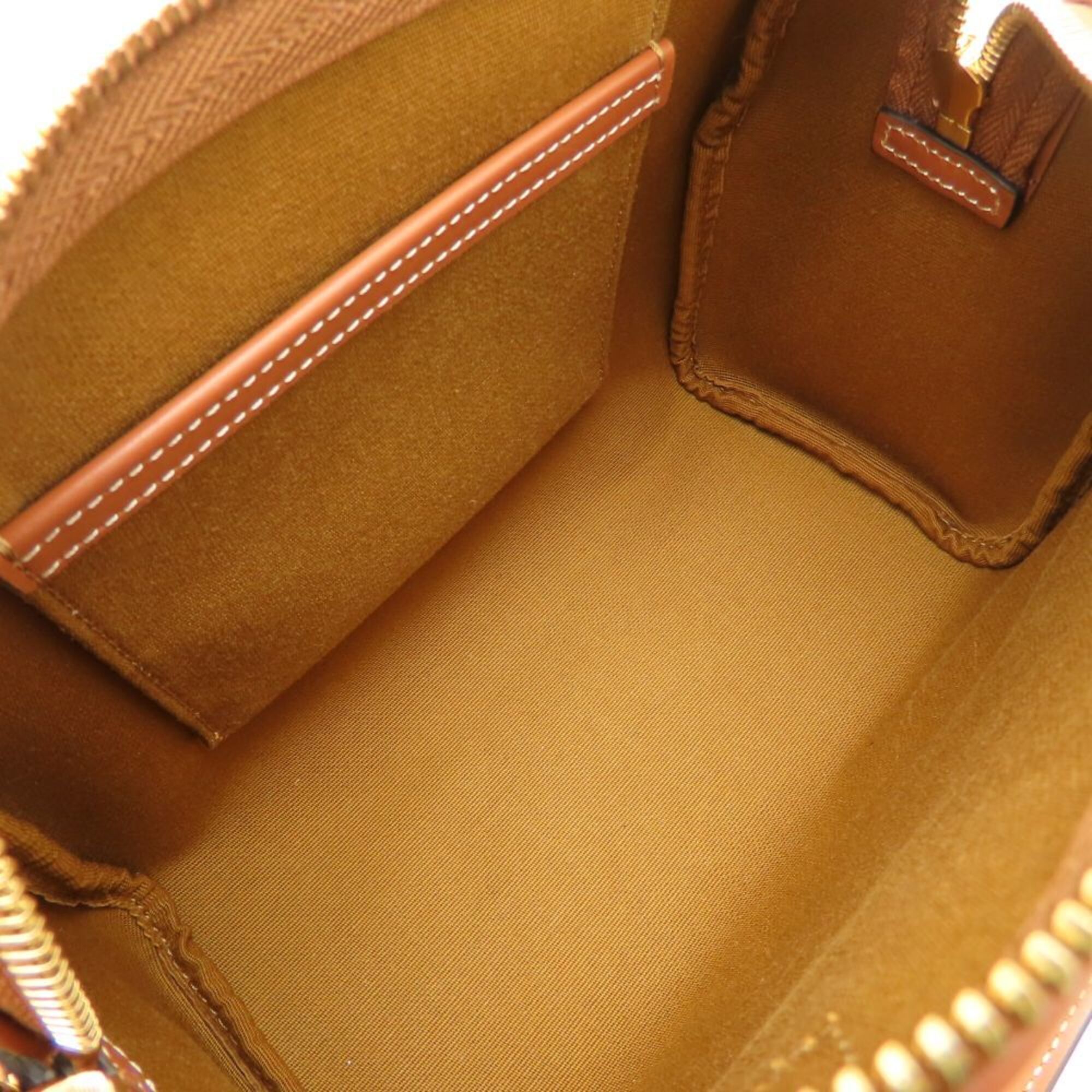 Leather Canvas Boston Bag Handbag (Pre-Owned) - Celine - Modalova