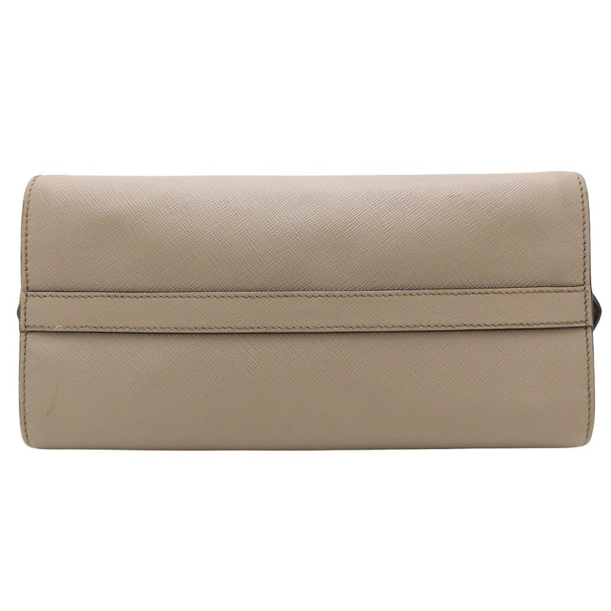 Saffiano Triangle Leather Shoulder Bag (Pre-Owned) - Prada - Modalova