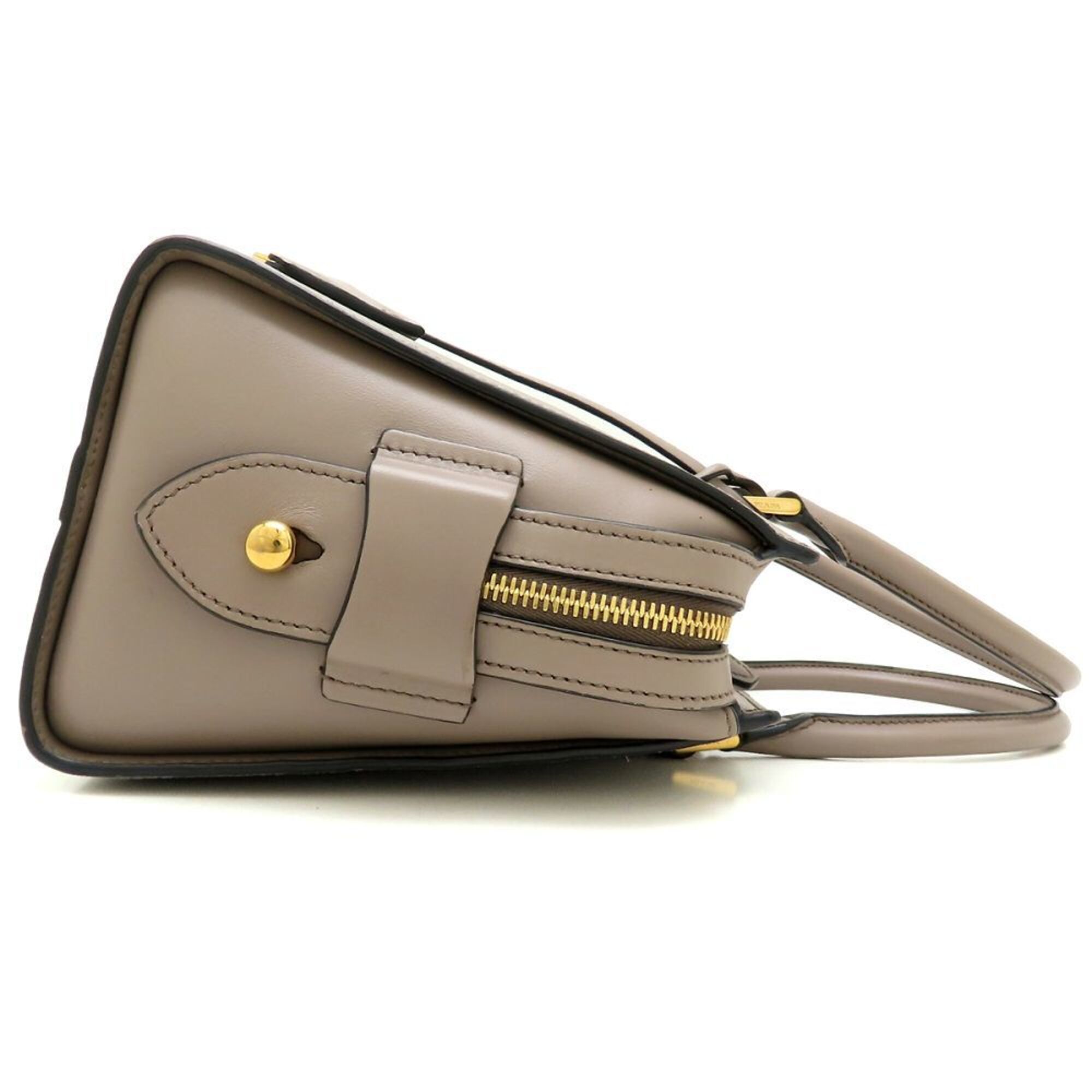 Saffiano Triangle Leather Shoulder Bag (Pre-Owned) - Prada - Modalova