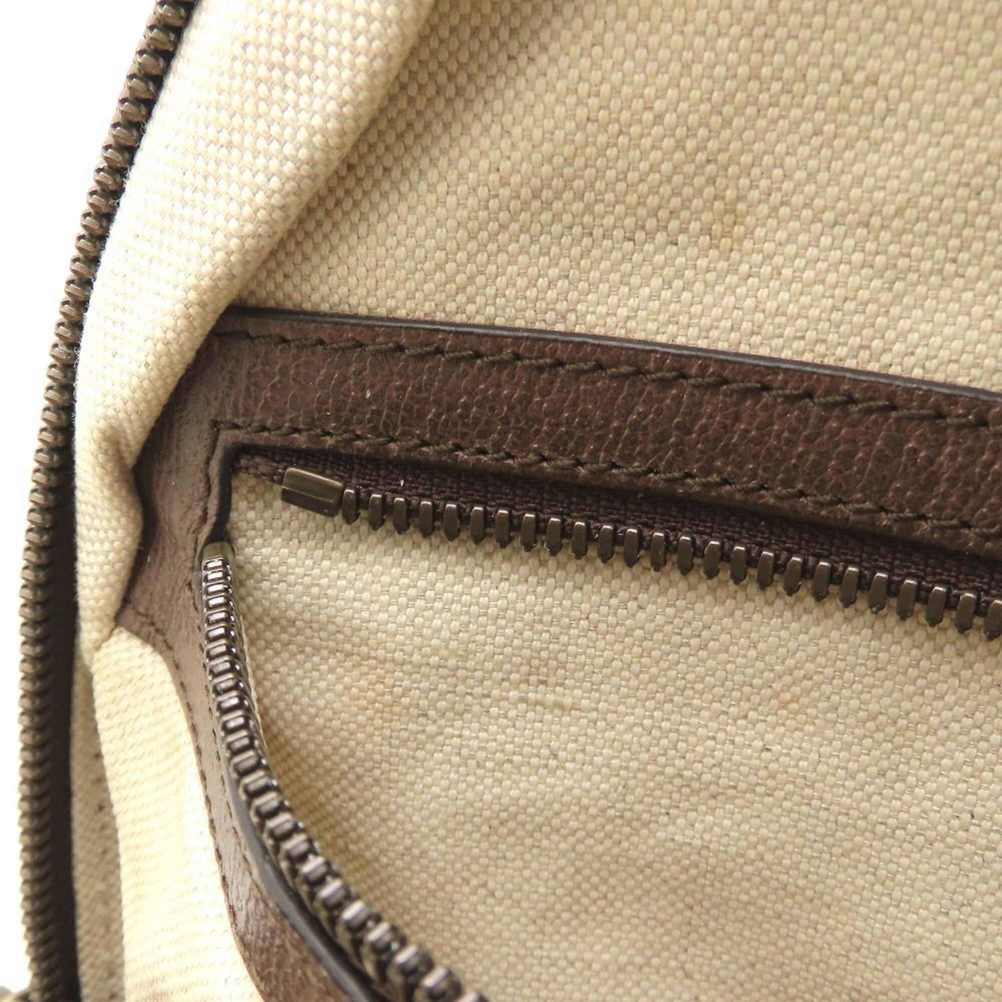 Gg Supreme Canvas Leather Backpack (Pre-Owned) - Gucci - Modalova