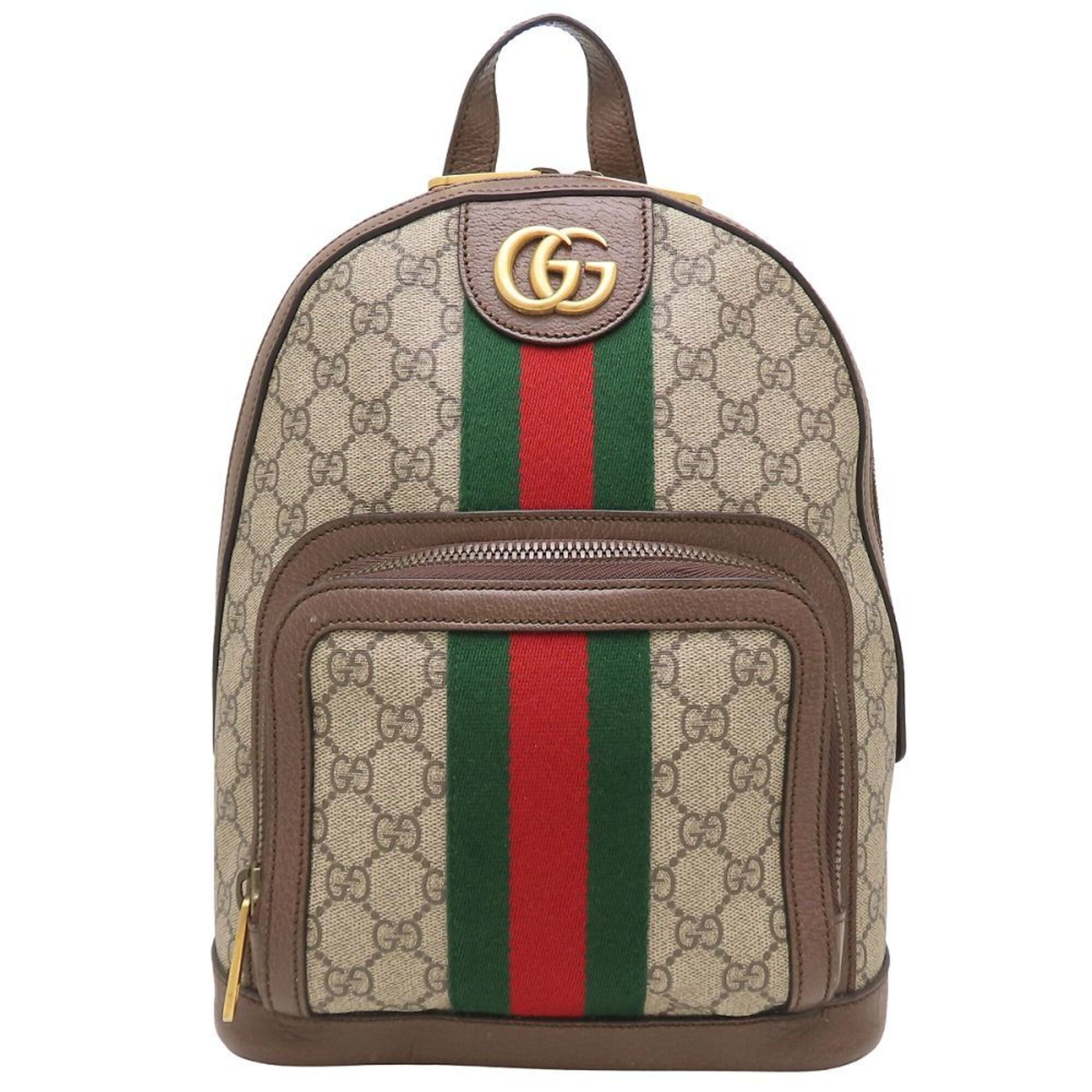 Ophidia Gg Supreme Leather Backpack (Pre-Owned) - Gucci - Modalova
