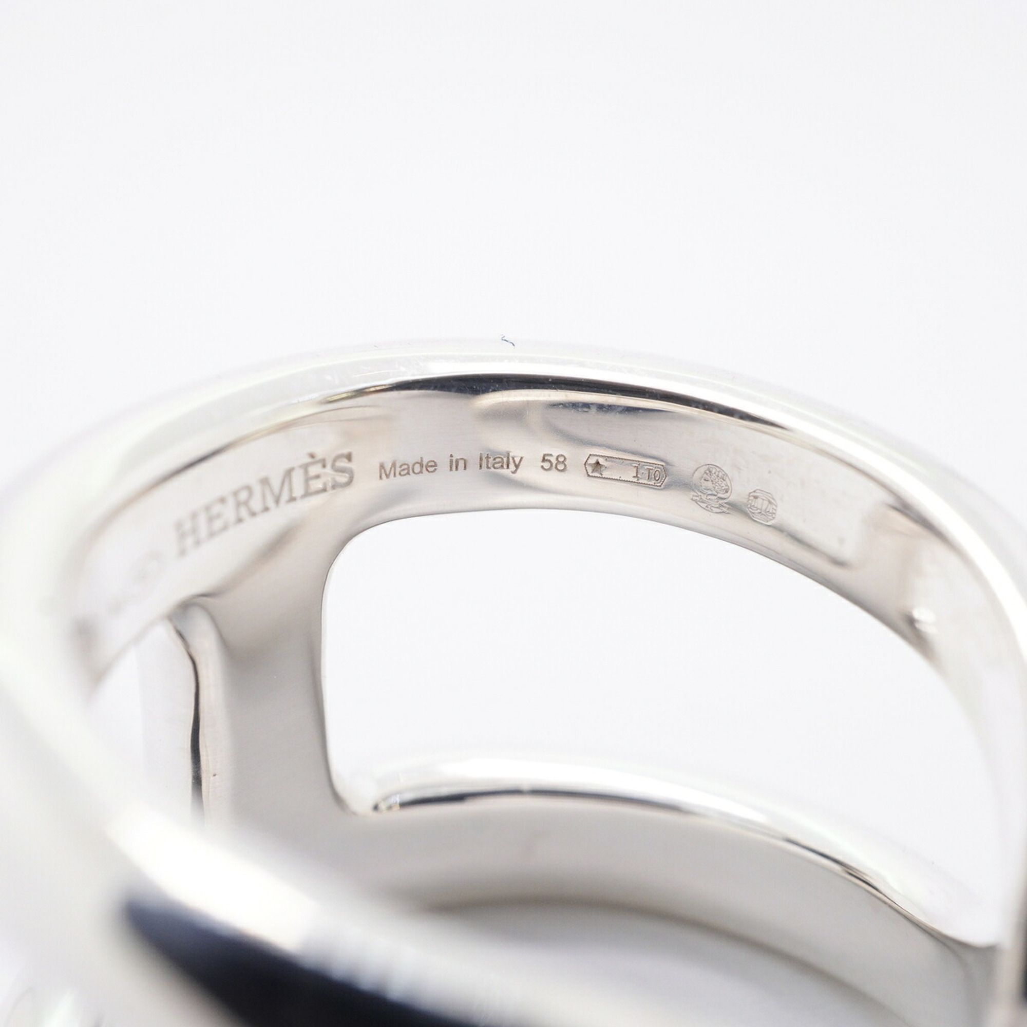 Silver 925 Band Ring (Pre-Owned) - Hermes - Modalova