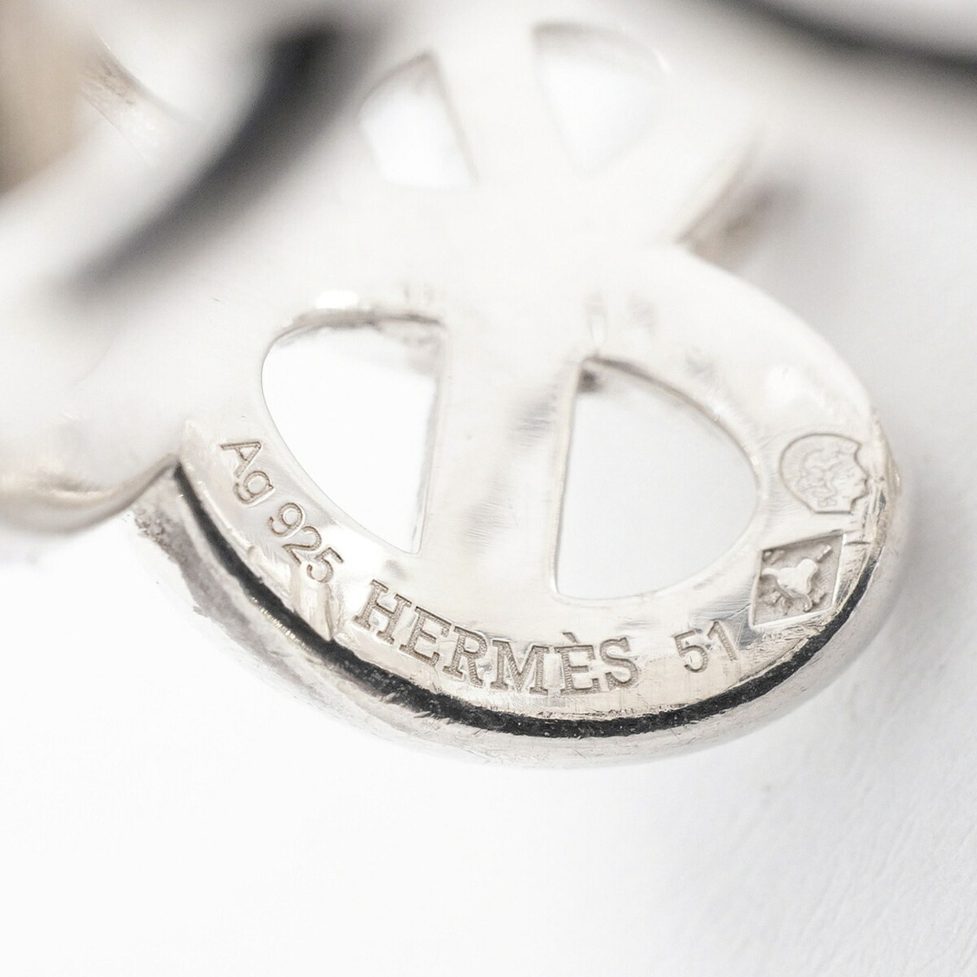 Silver 925 Band Ring (Pre-Owned) - Hermes - Modalova
