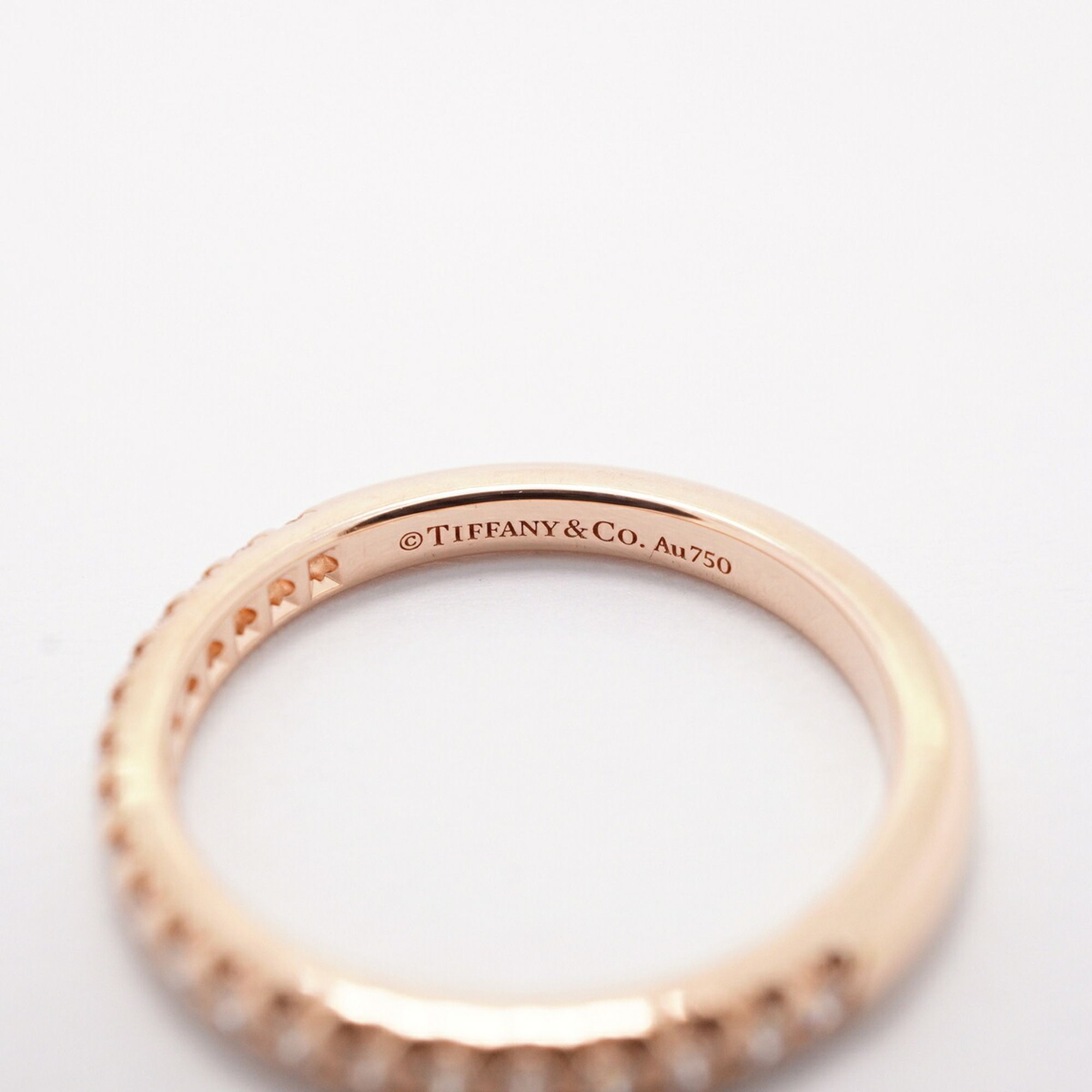 Pink Gold (18K) Band Ring (Pre-Owned) - Tiffany - Modalova