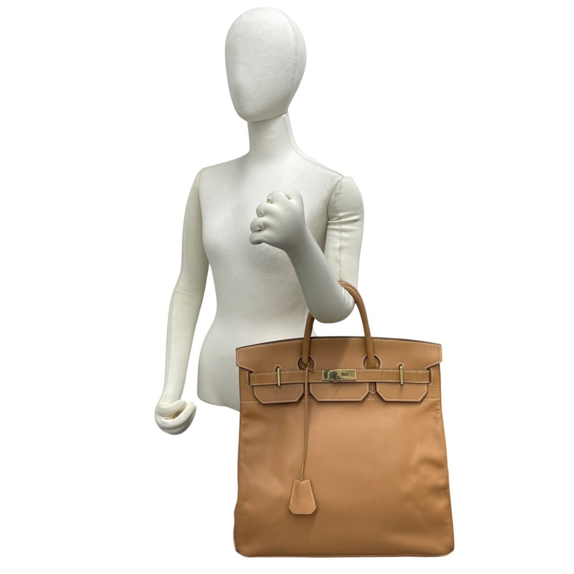 Courchevel Leather Handbag (Pre-Owned) - Hermes - Modalova