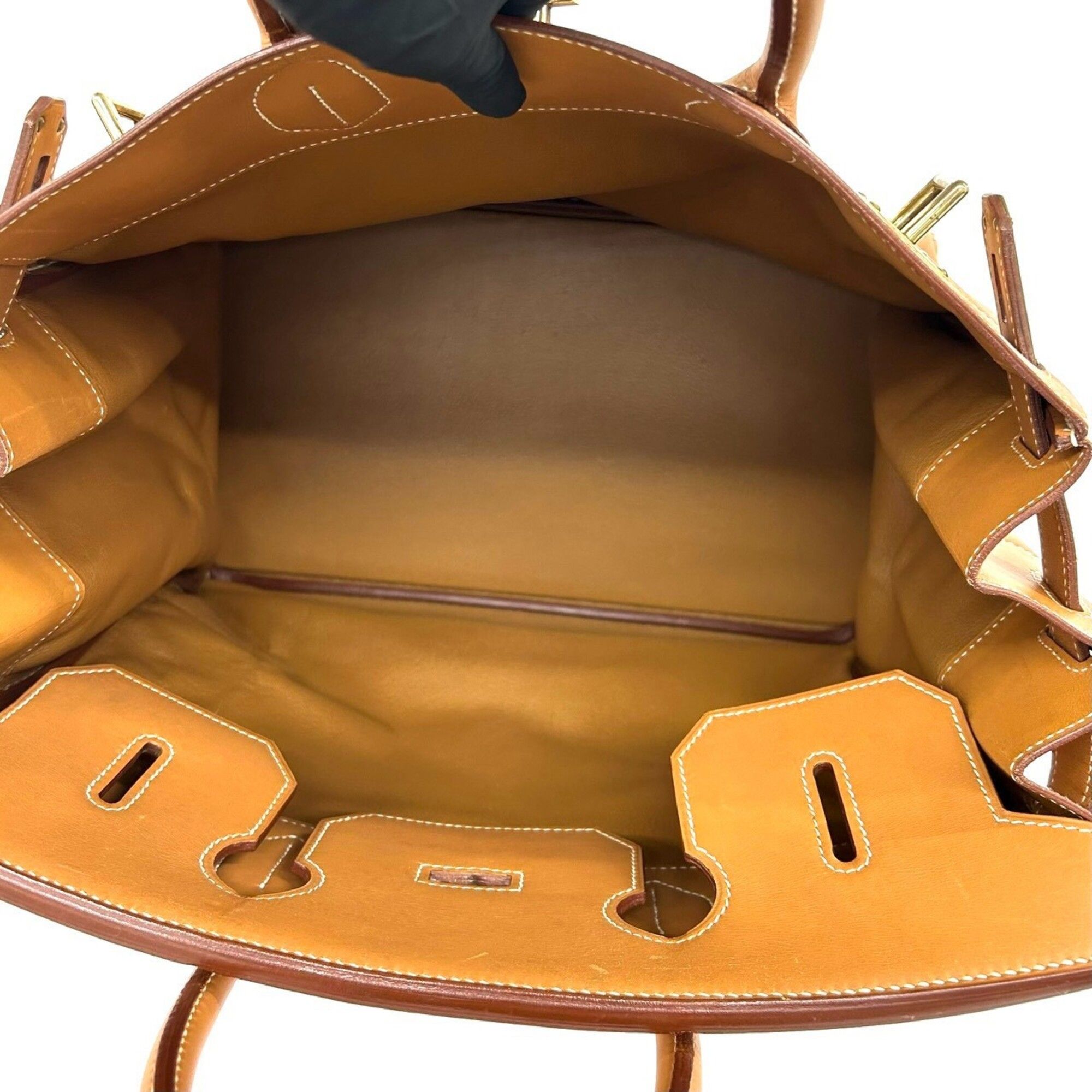 Vache Leather Handbag (Pre-Owned) - Hermes - Modalova