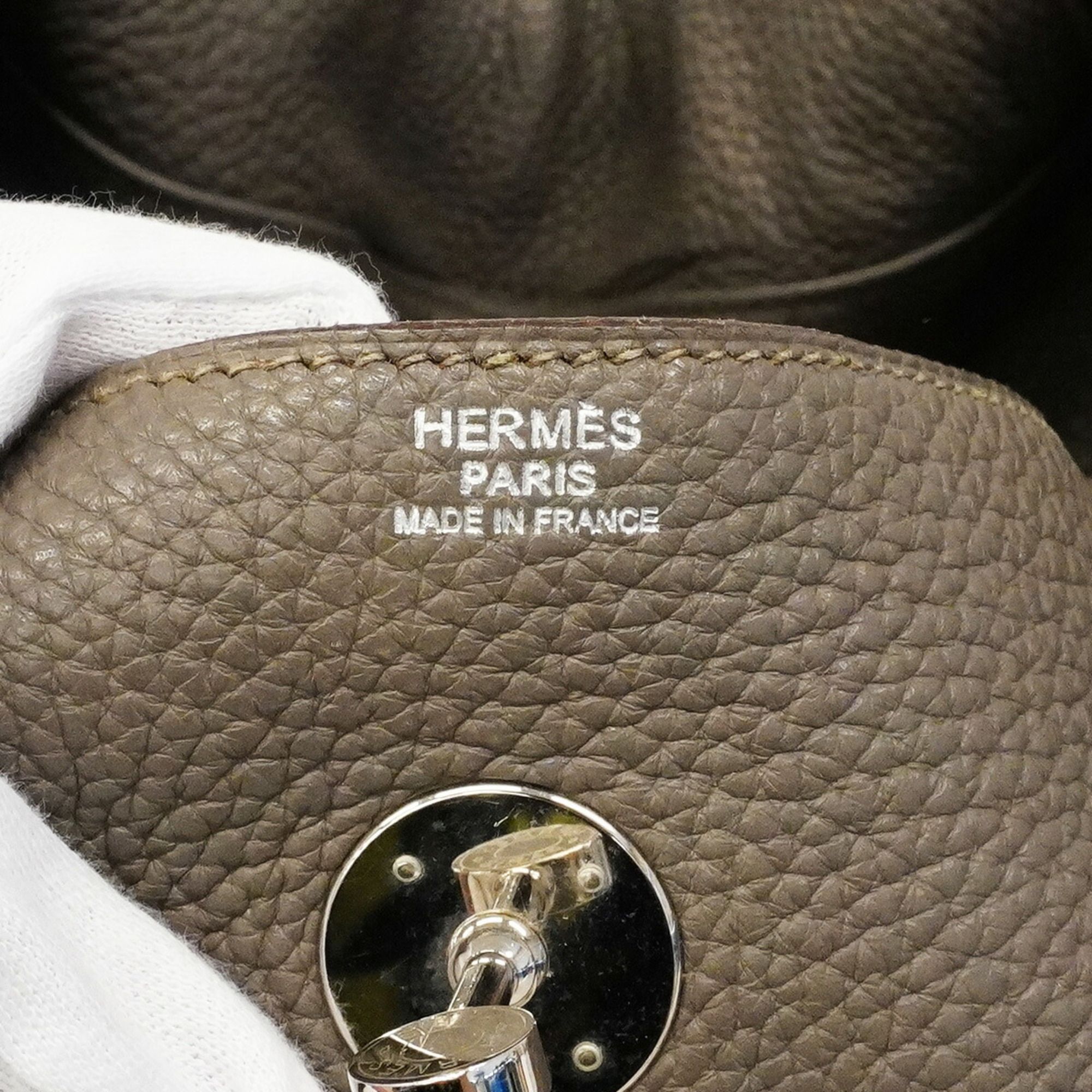 Taurillon Clemence Leather Handbag (Pre-Owned) - Hermes - Modalova